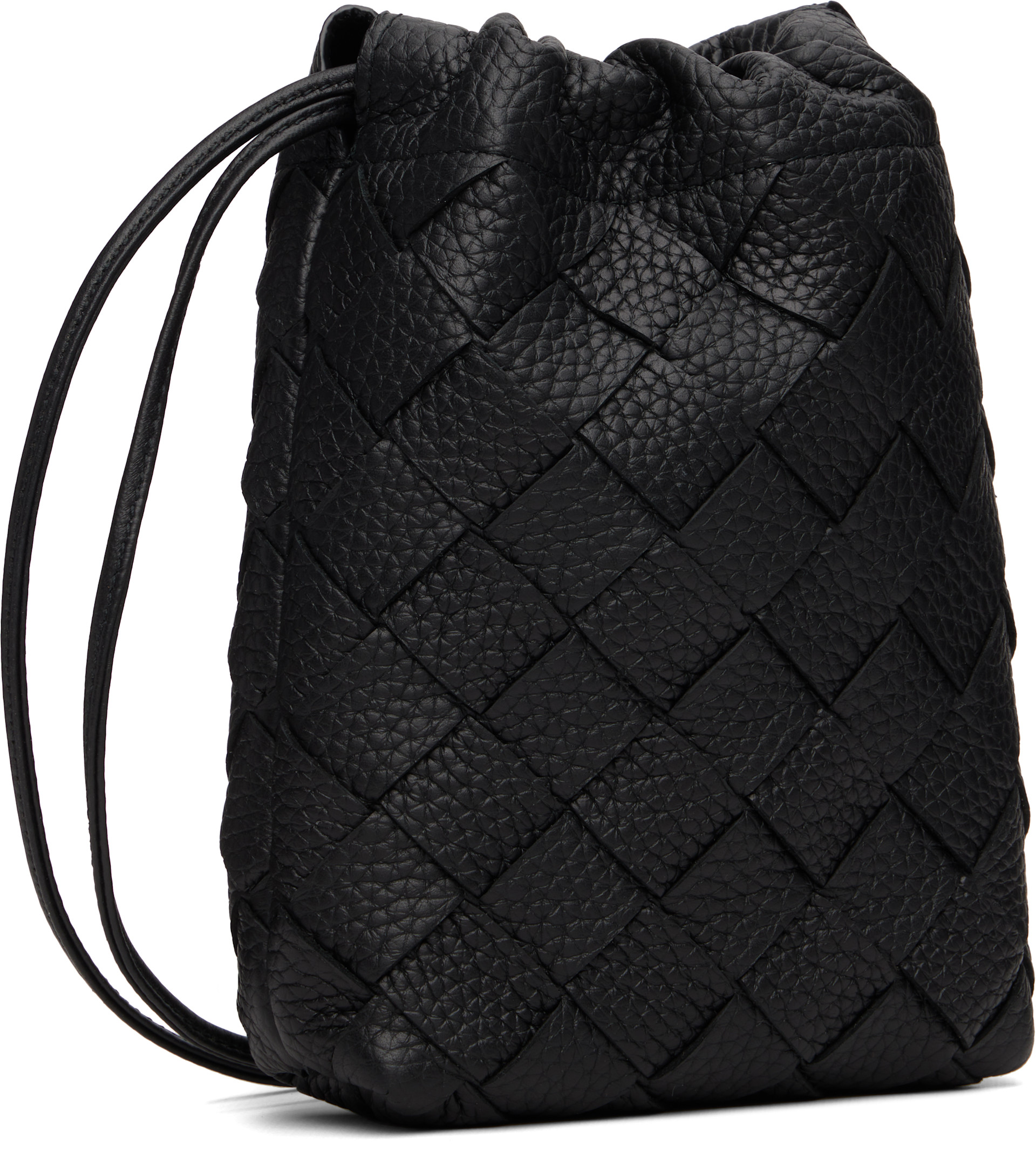 Bottega Veneta - Pochette verticale Dustbag noire