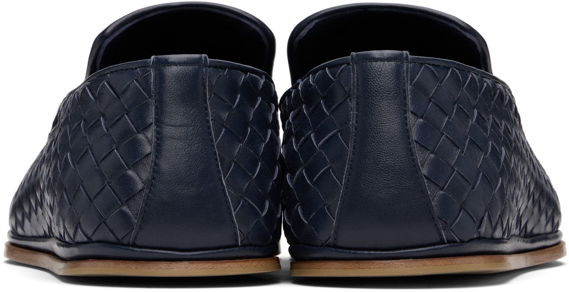 BOTTEGA VENETA ネイビーサンダル Bottega Veneta: Navy Sunday Slippers | SSENSE