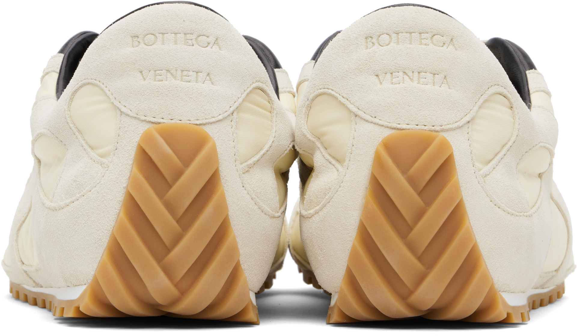 Bottega Veneta - 베이지 오르빗 플래시 스니커즈