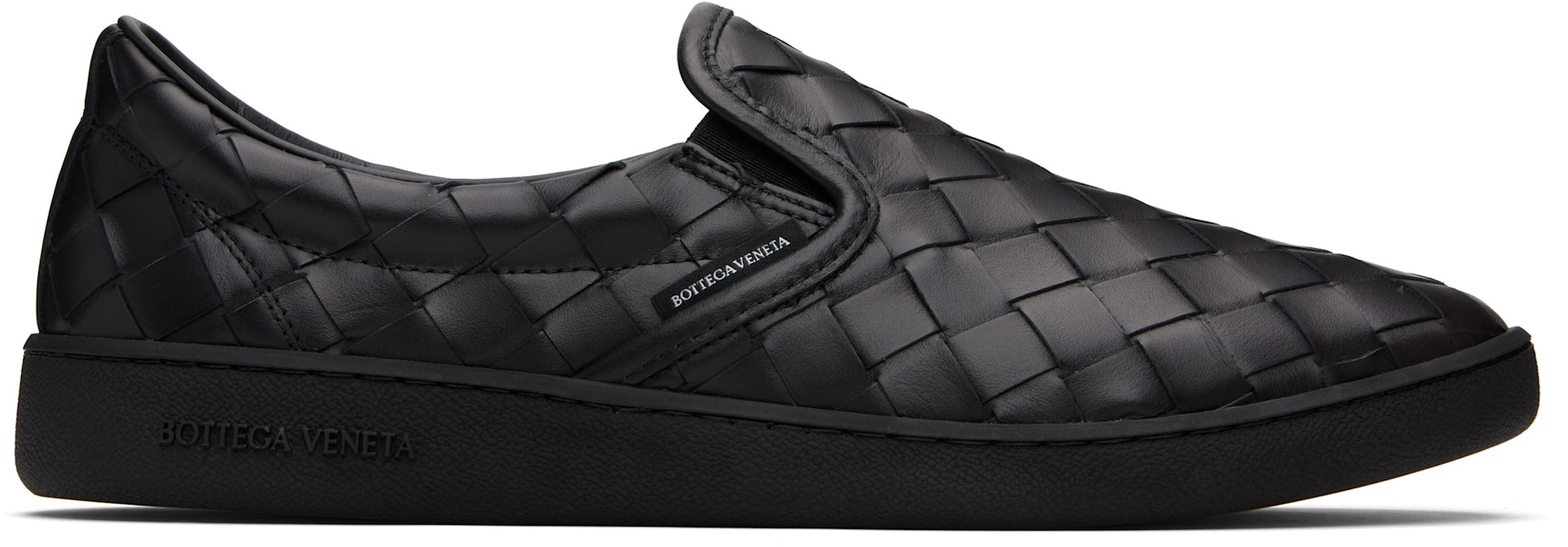 Bottega Veneta: ブラック Sawyer スニーカー | SSENSE 日本