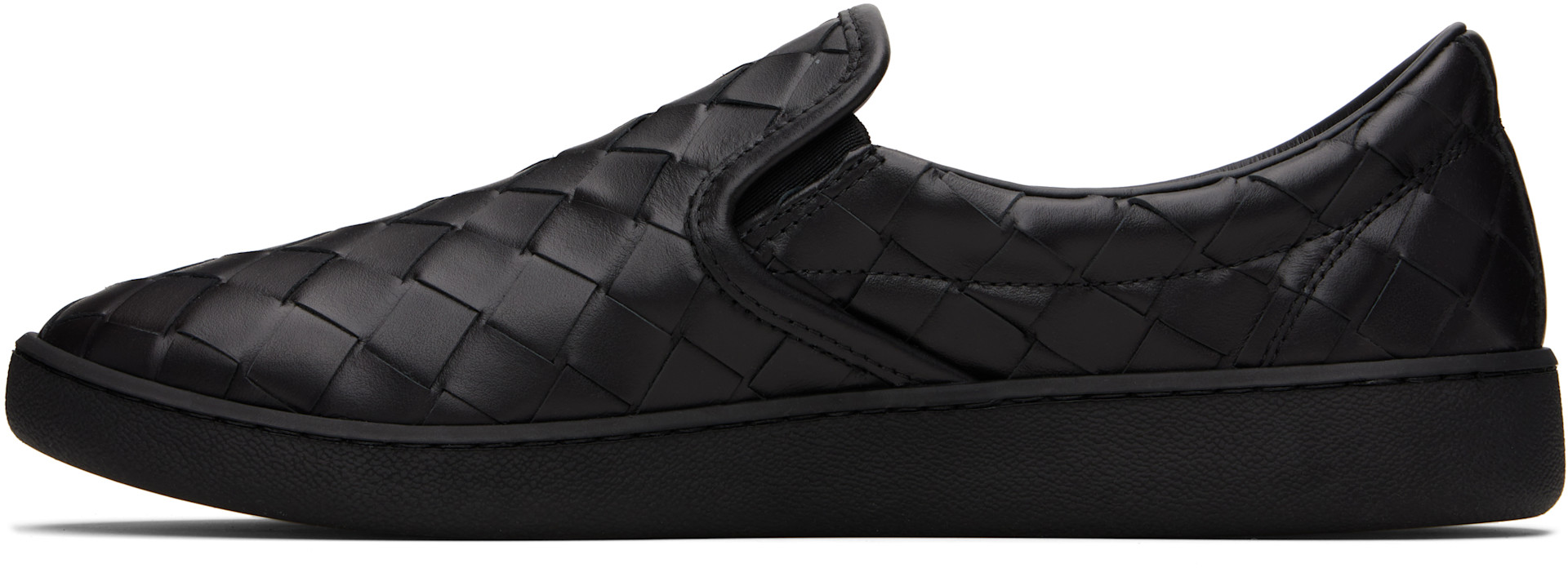 新品　BOTTEGA VENETA ブラック スニーカー Bottega Veneta: ブラック Sawyer スニーカー | SSENSE 日本