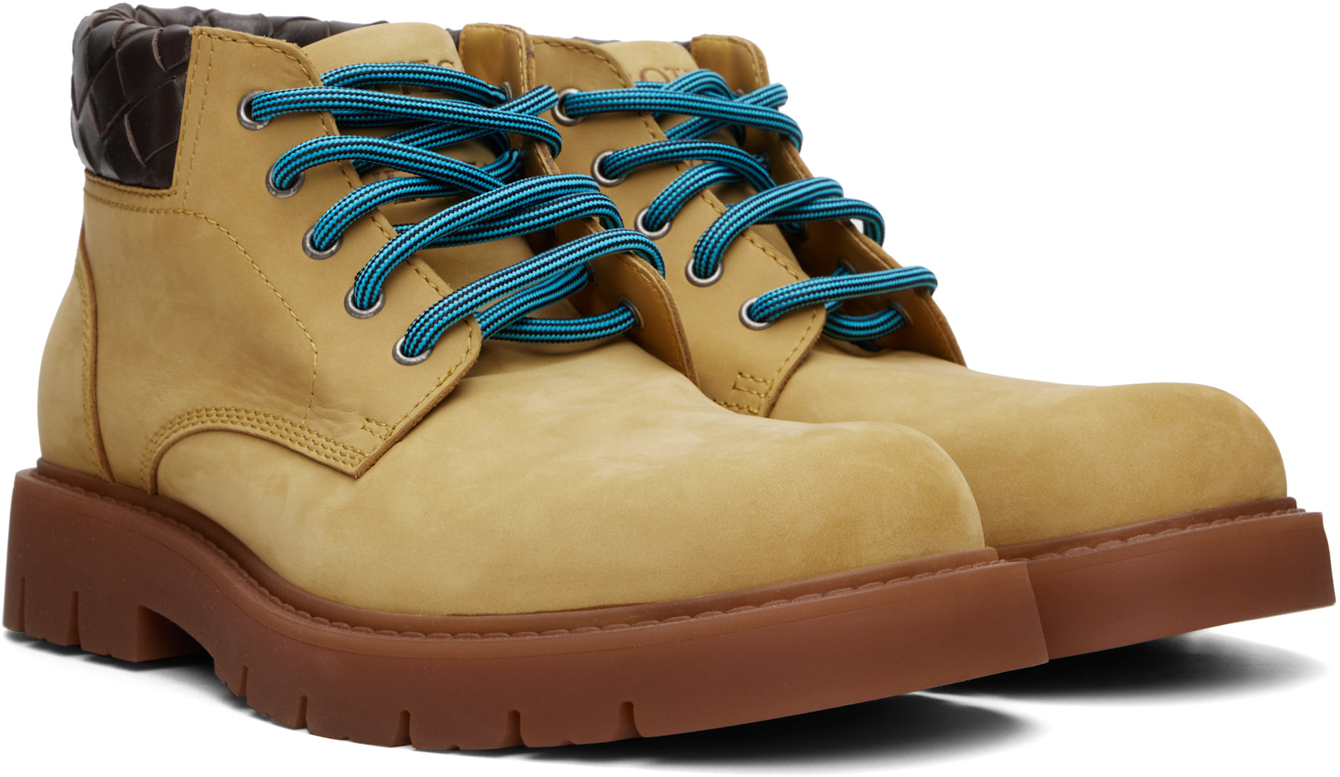 Bottega Veneta - Bottines Haddock beiges
