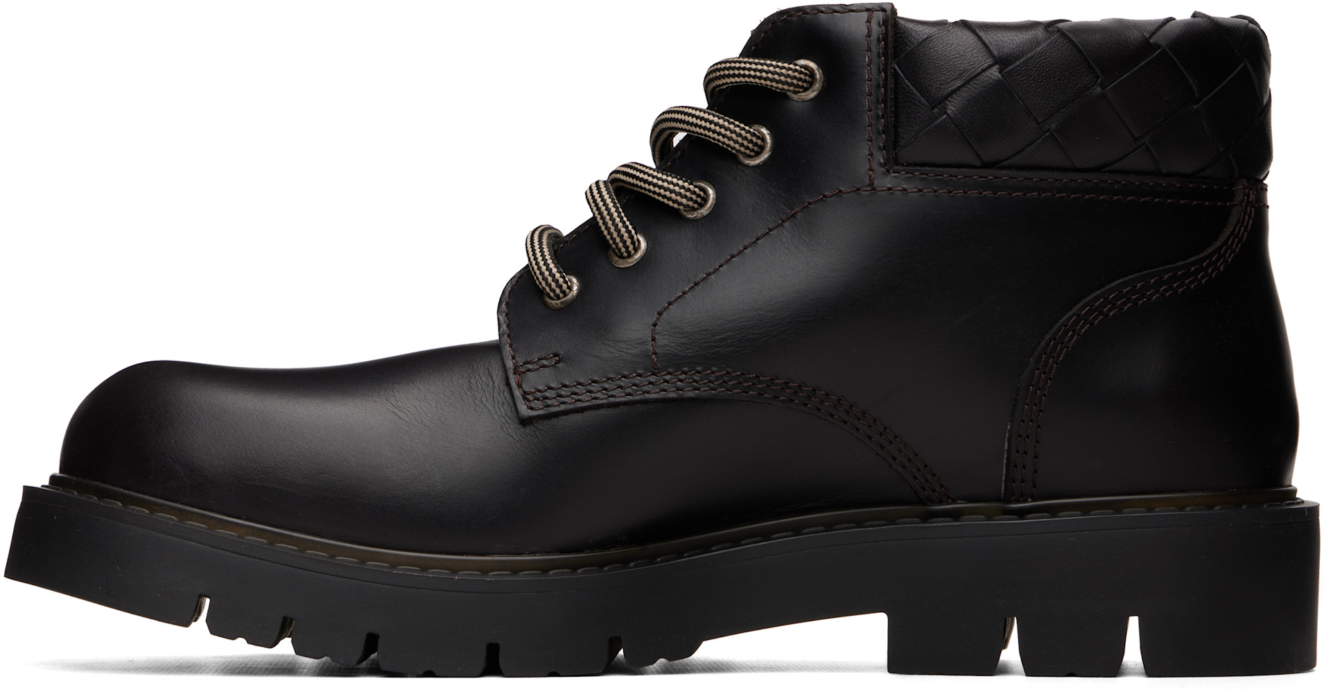 Bottega Veneta - Bottines Haddock brunes