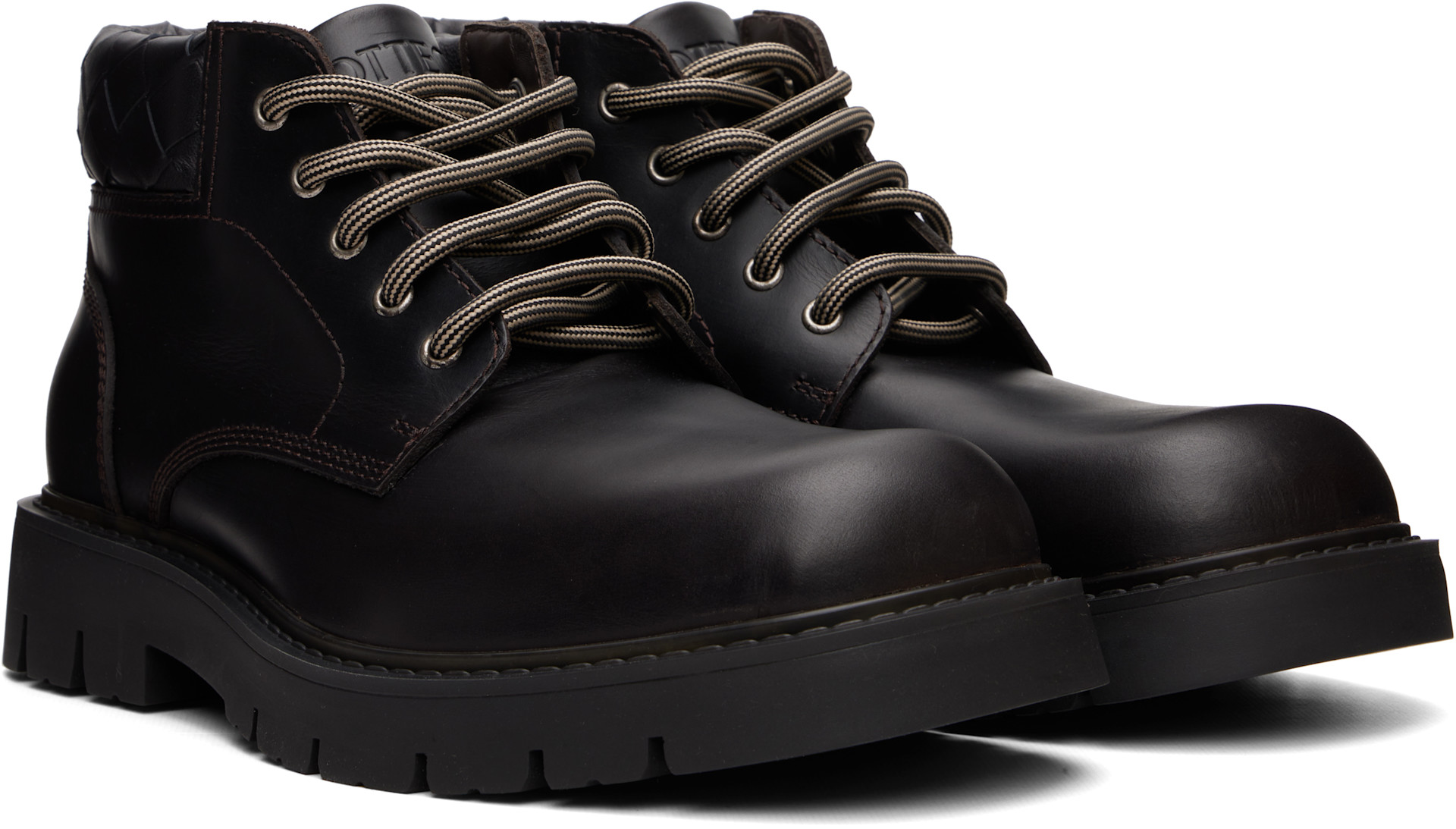 Bottega Veneta - Bottines Haddock brunes