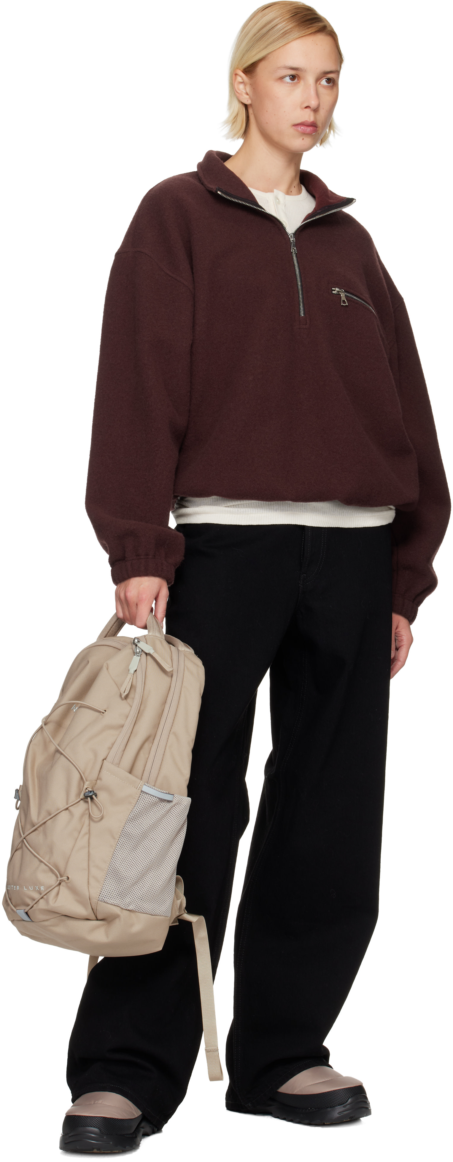 The North Face: トープ Jester Luxe バックパック | SSENSE 日本