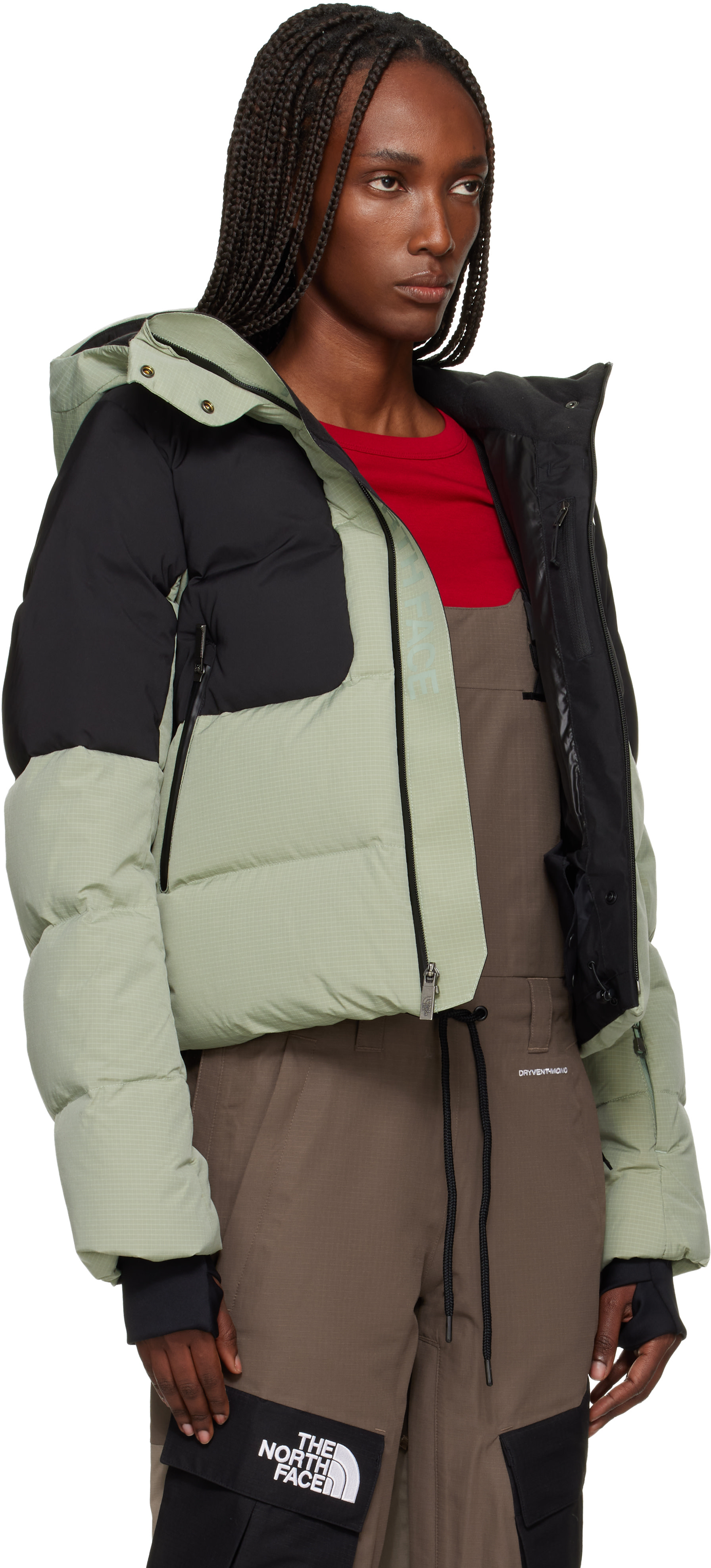 The North Face: グリーン Cold Spell クロップド ダウン スノー 
