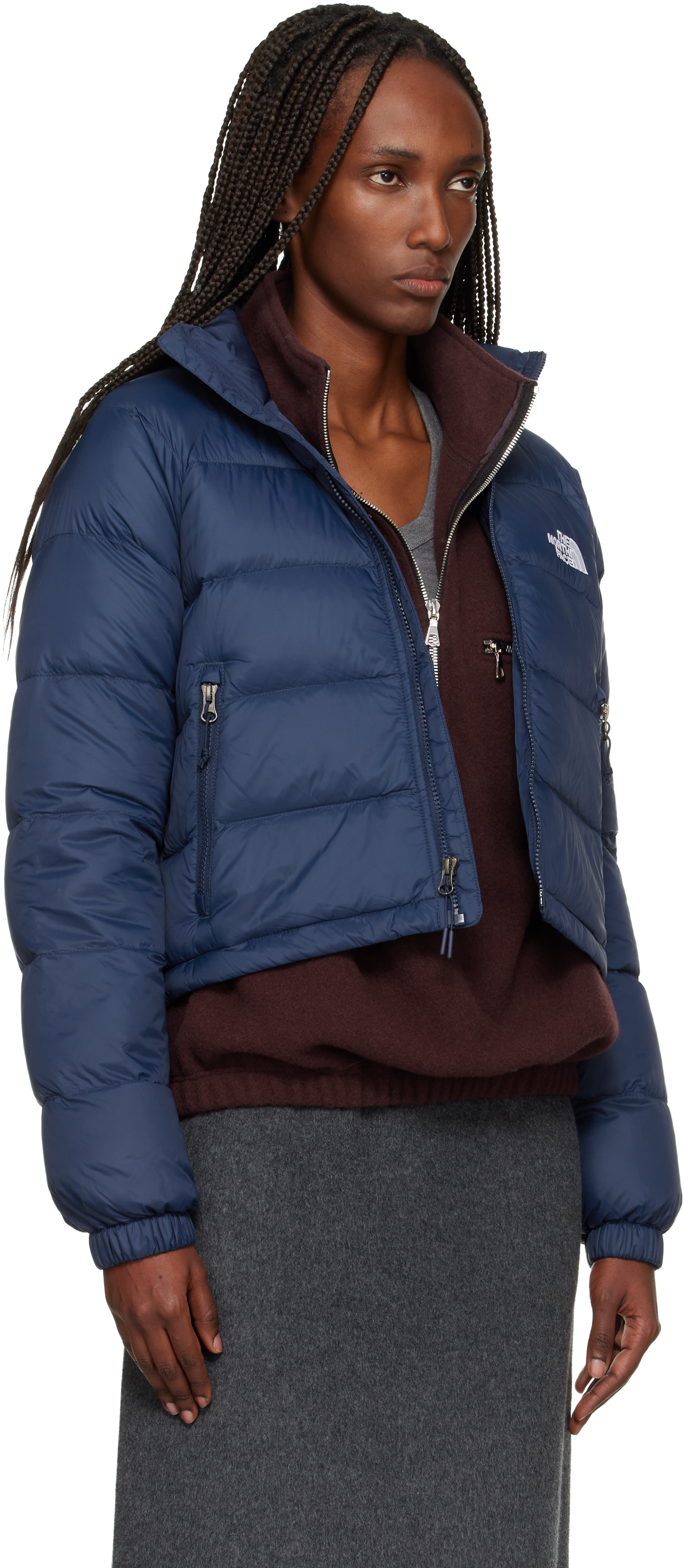 The North Face: ネイビー Hydrenalite ダウンジャケット | SSENSE 日本