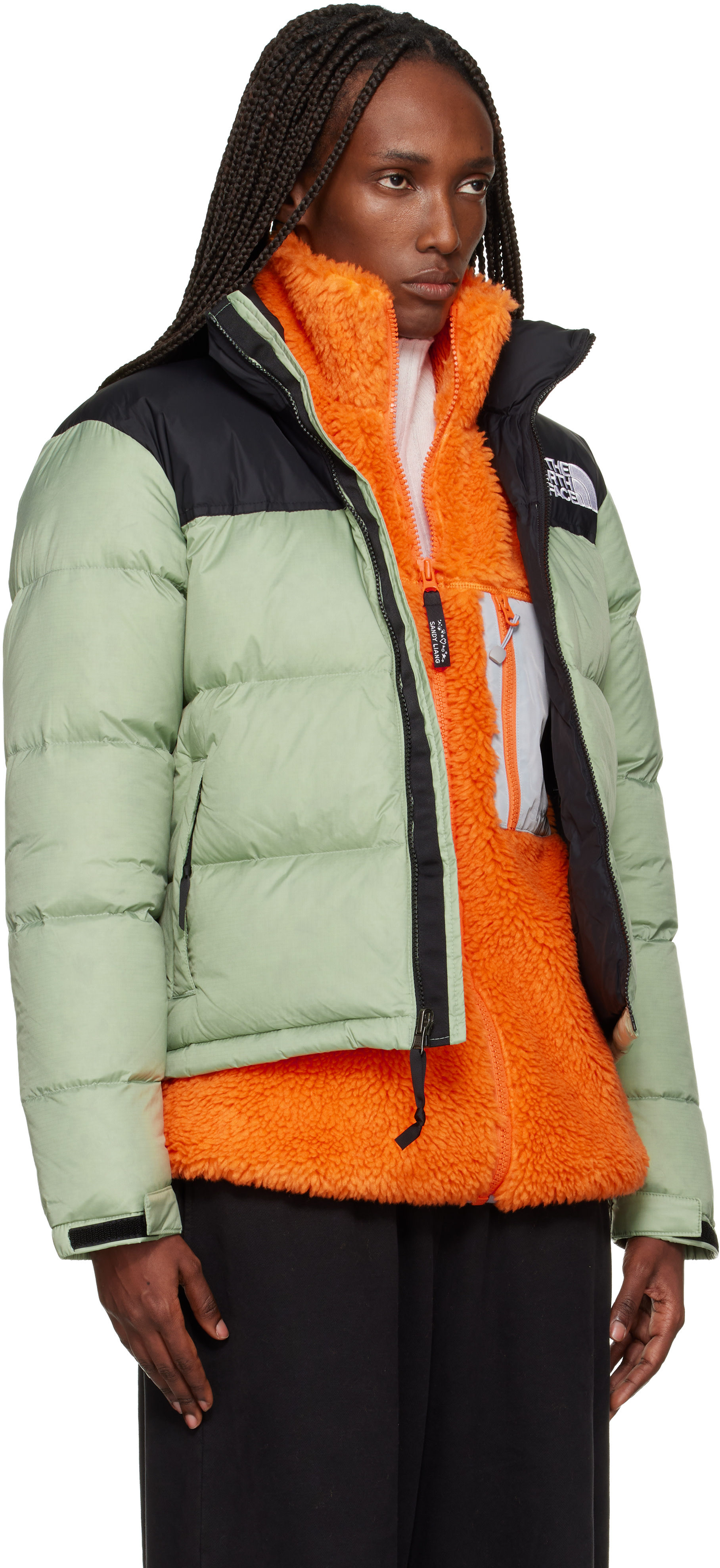 The North Face: Green 1996 Retro Nuptse Down Jacket | SSENSE