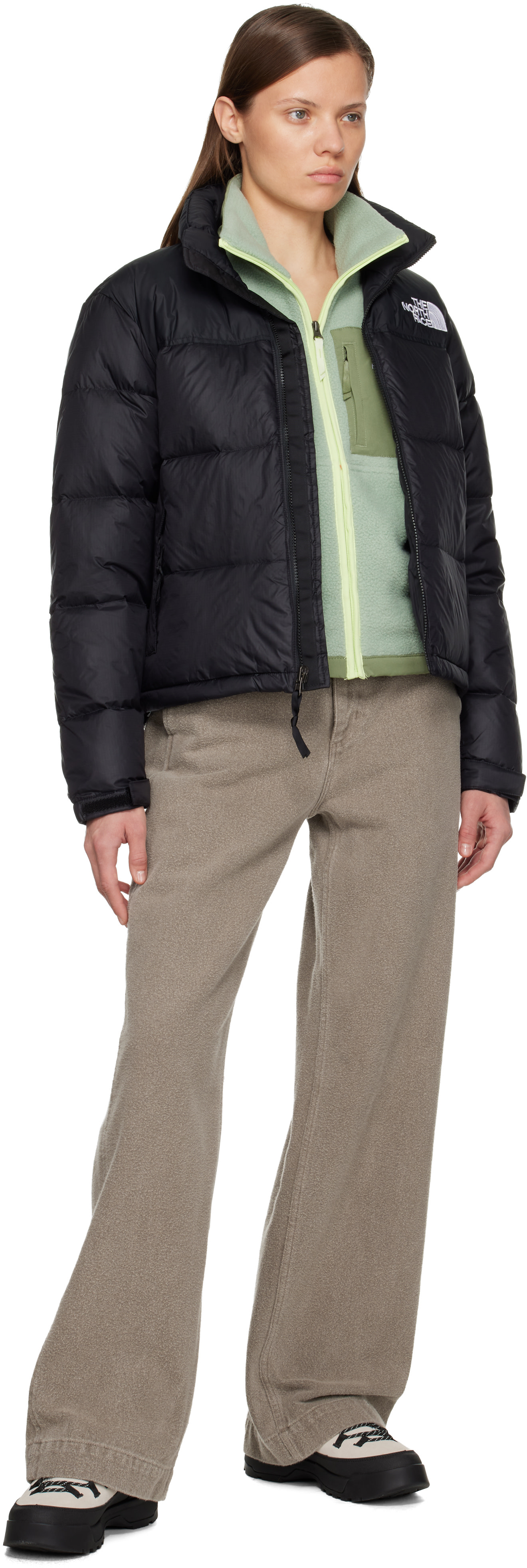 The North Face: Black 1996 Retro Nuptse Down Jacket | SSENSE
