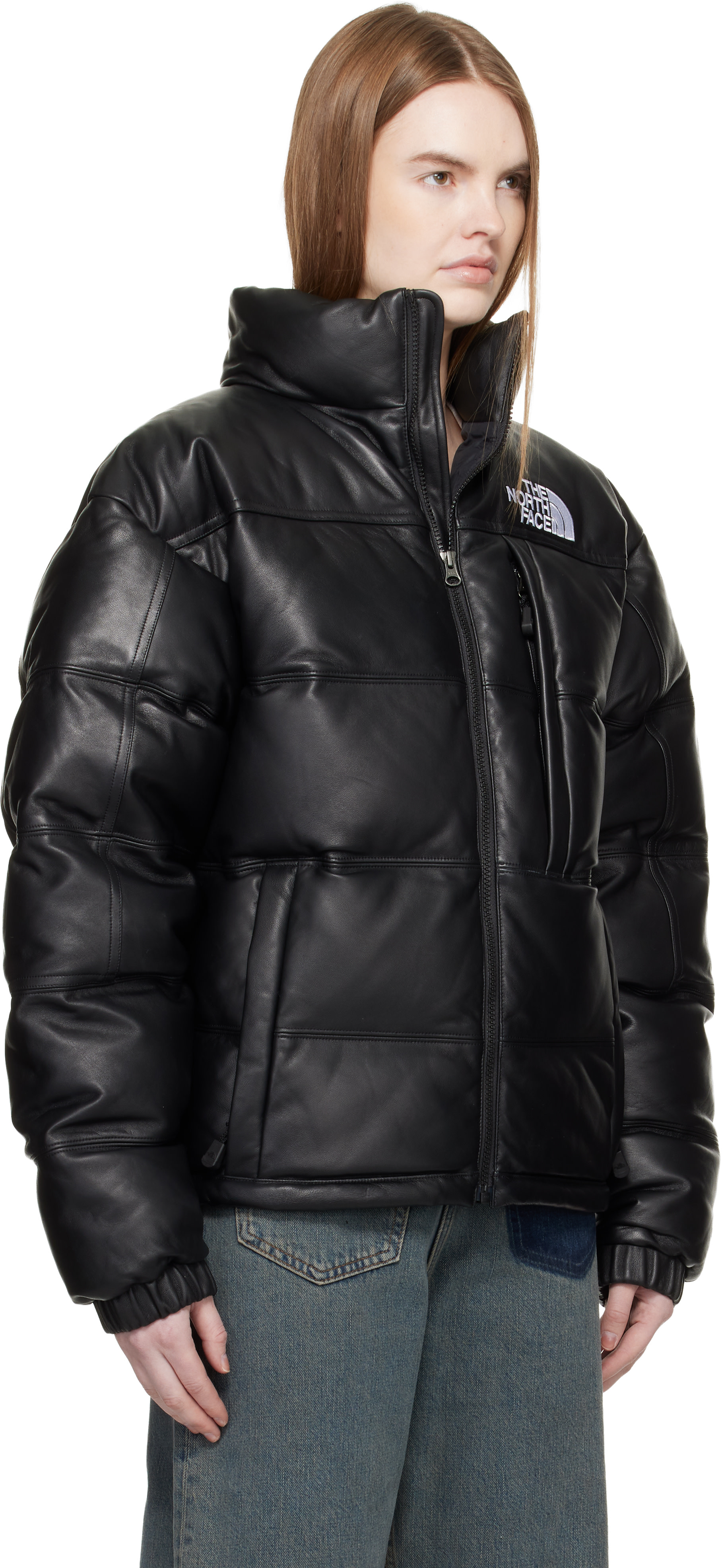 The North Face: ブラック Leather Pack Summit Series ダウン 