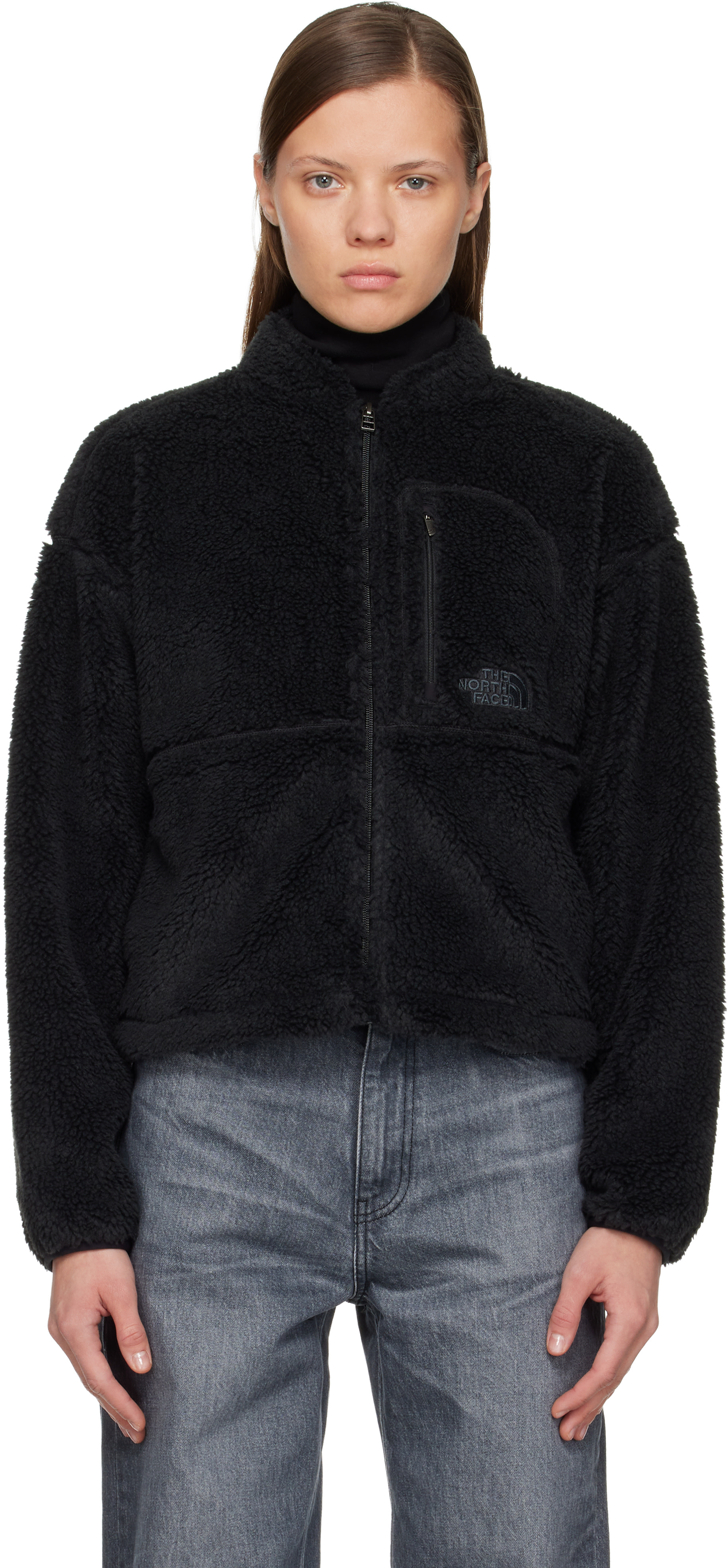 The North Face: ブラック Extreme Pile 2 フルジップ ジャケット