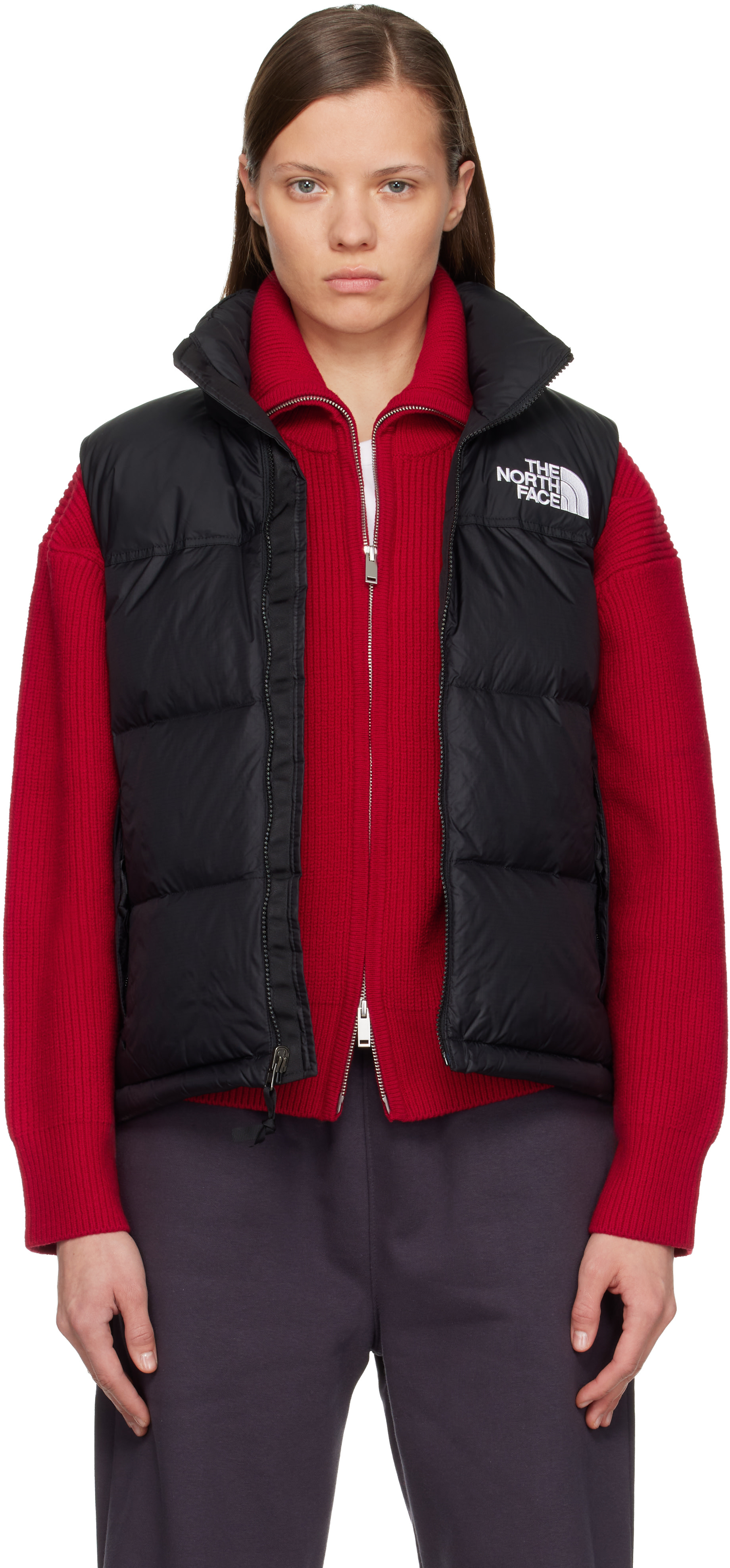 The North Face: Black 1996 Retro Nuptse Down Vest | SSENSE