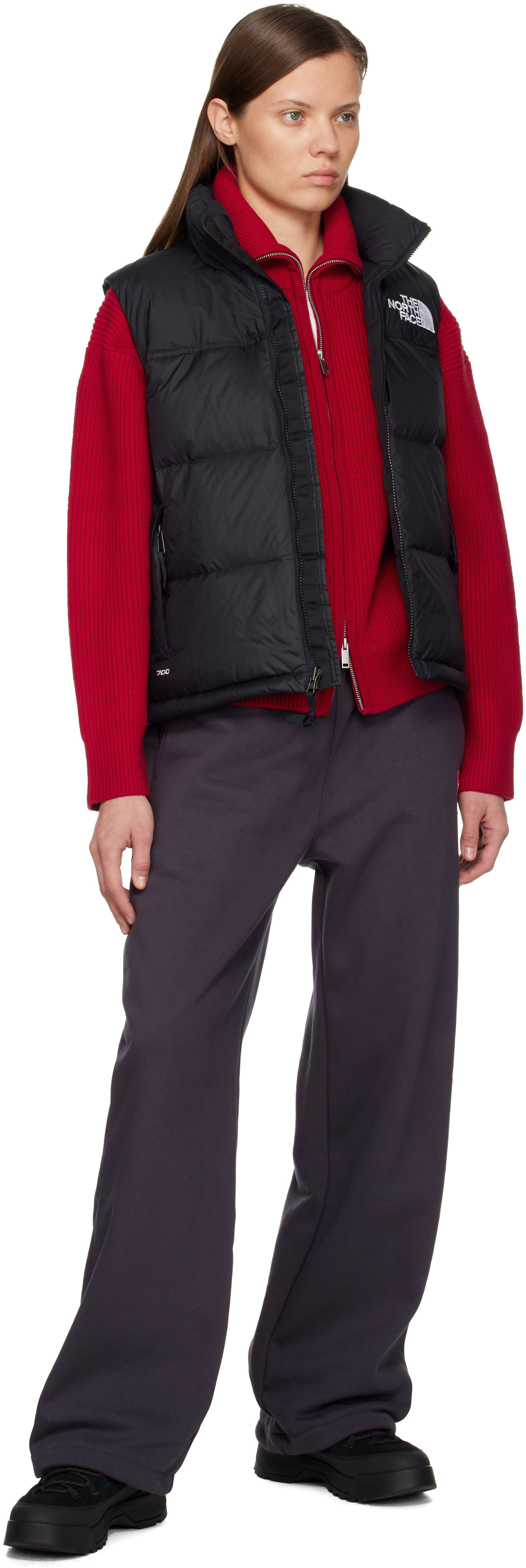 The North Face: Black 1996 Retro Nuptse Down Vest | SSENSE