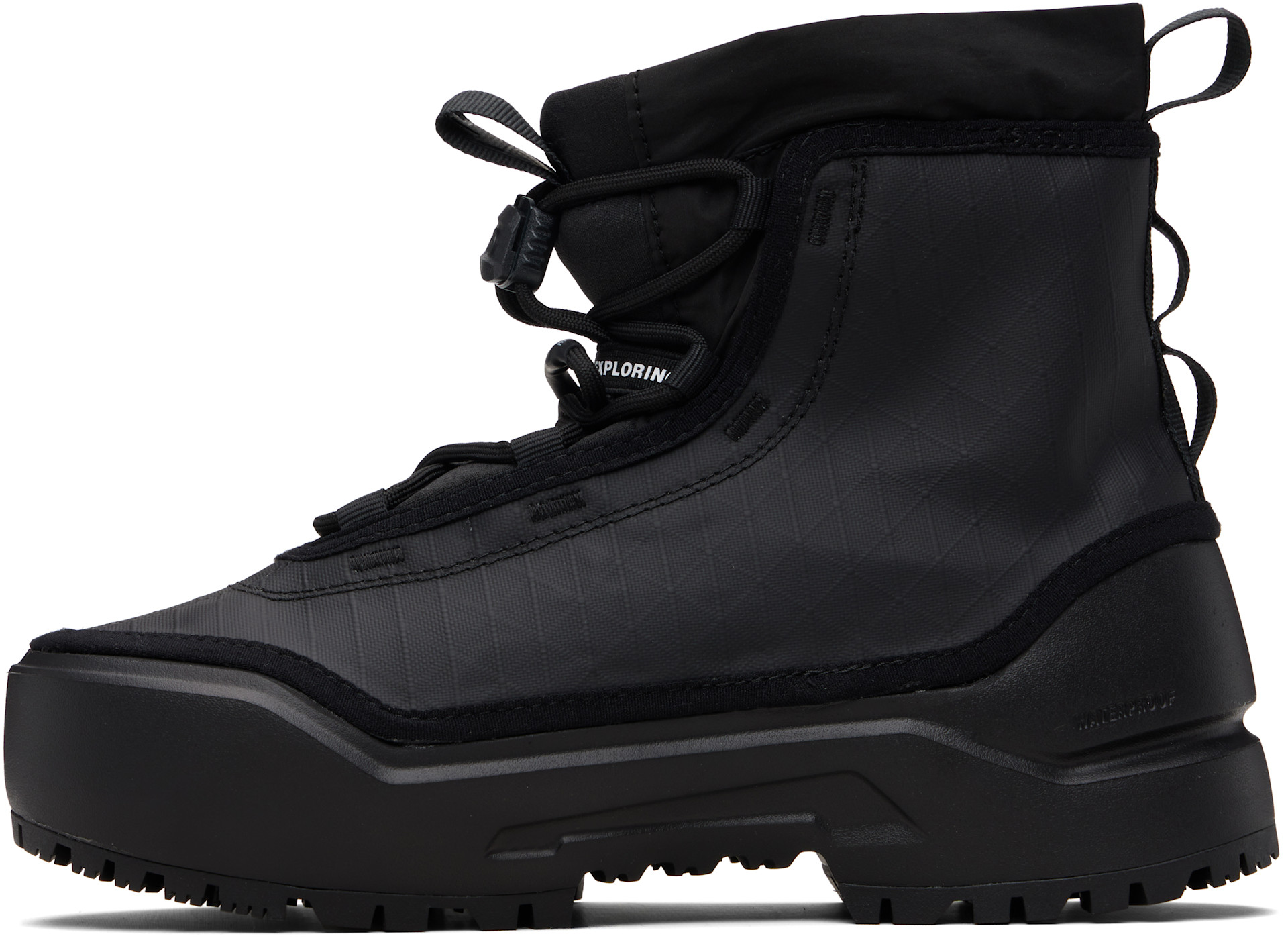 The North Face: Black Base Camp 100 Waterproof Boots | SSENSE The North Face: Black Base Camp 100 Waterproof Boots | SSENSE