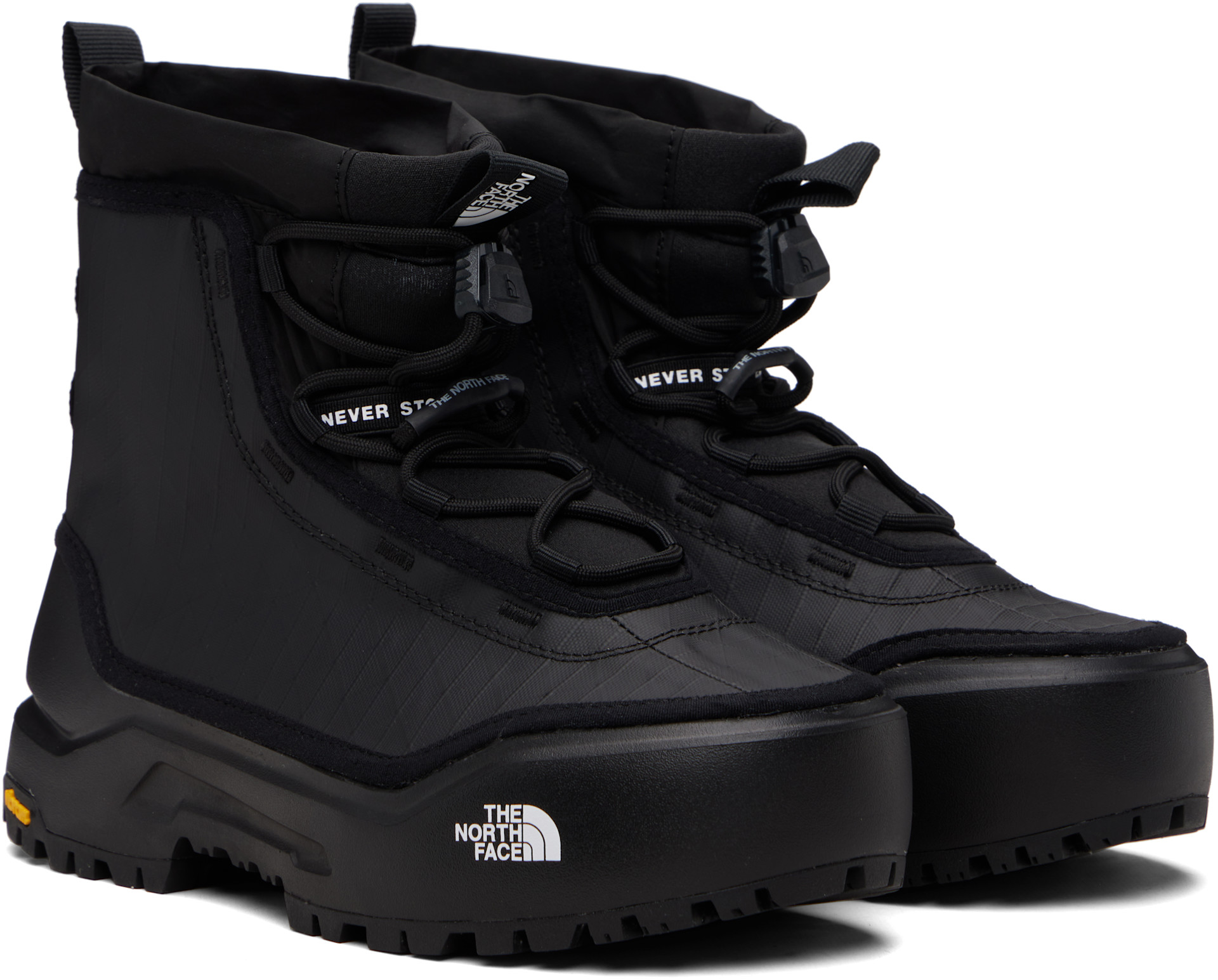 The North Face: Black Base Camp 100 Waterproof Boots | SSENSE The North Face: Black Base Camp 100 Waterproof Boots | SSENSE