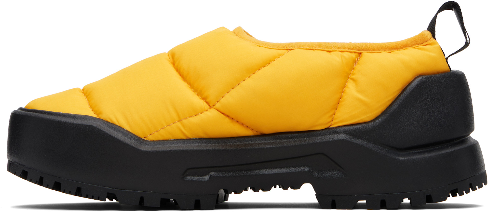 The North Face: Yellow Base Camp THERMOBALL Mule Loafers | SSENSE