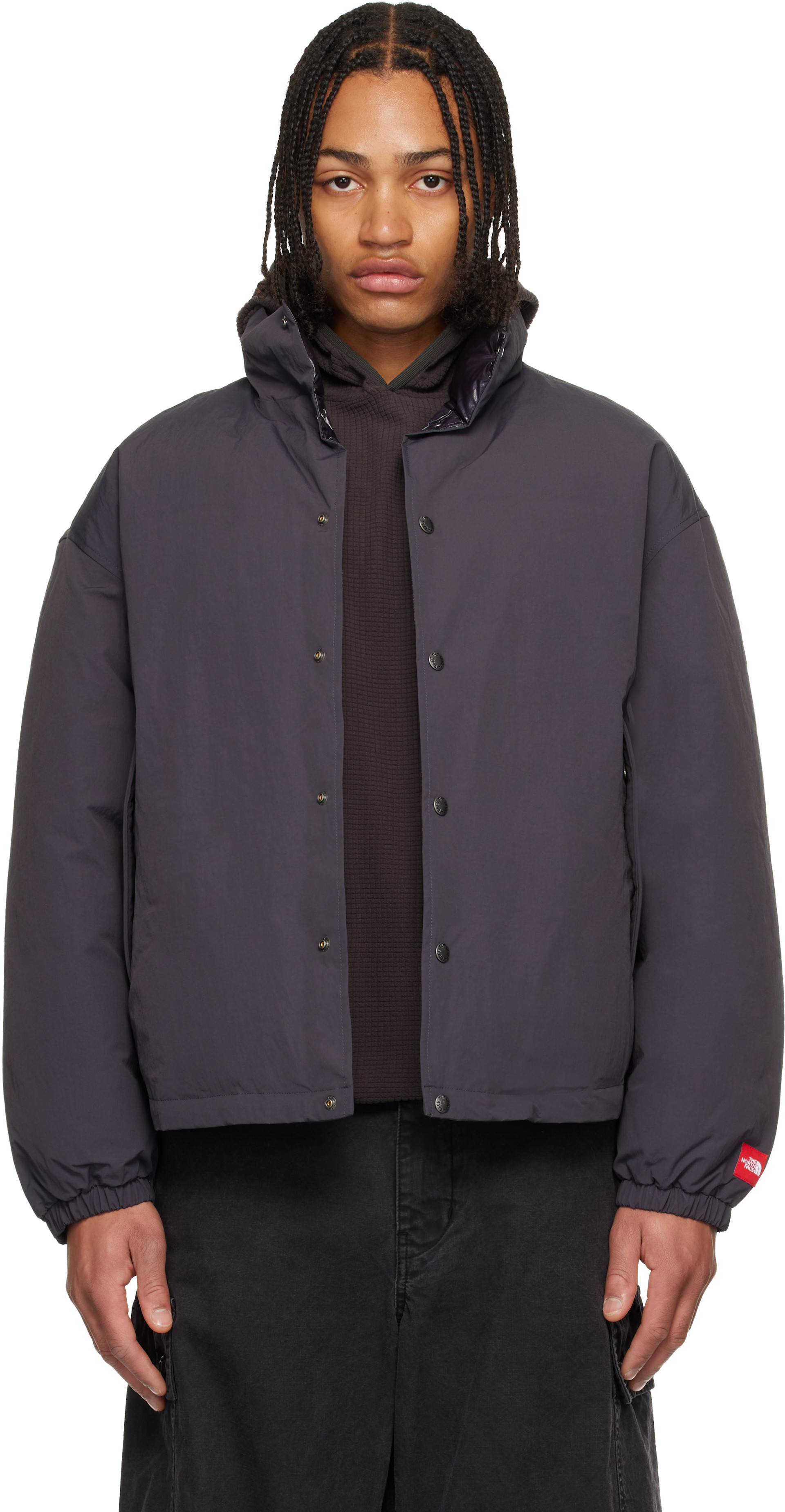 【お話中】THE North Face ダウンジャケット The North Face: ブラック TNF Red Box ダウンジャケット | SSENSE 日本