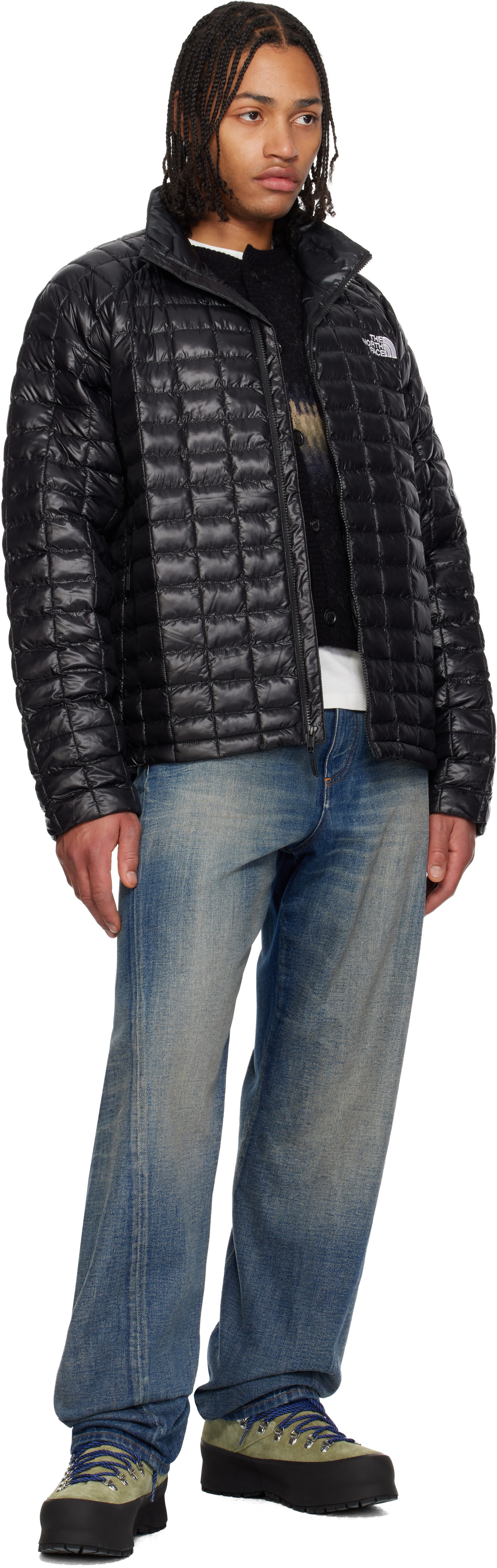 The North Face: ブラック THERMOBALL ジャケット | SSENSE 日本