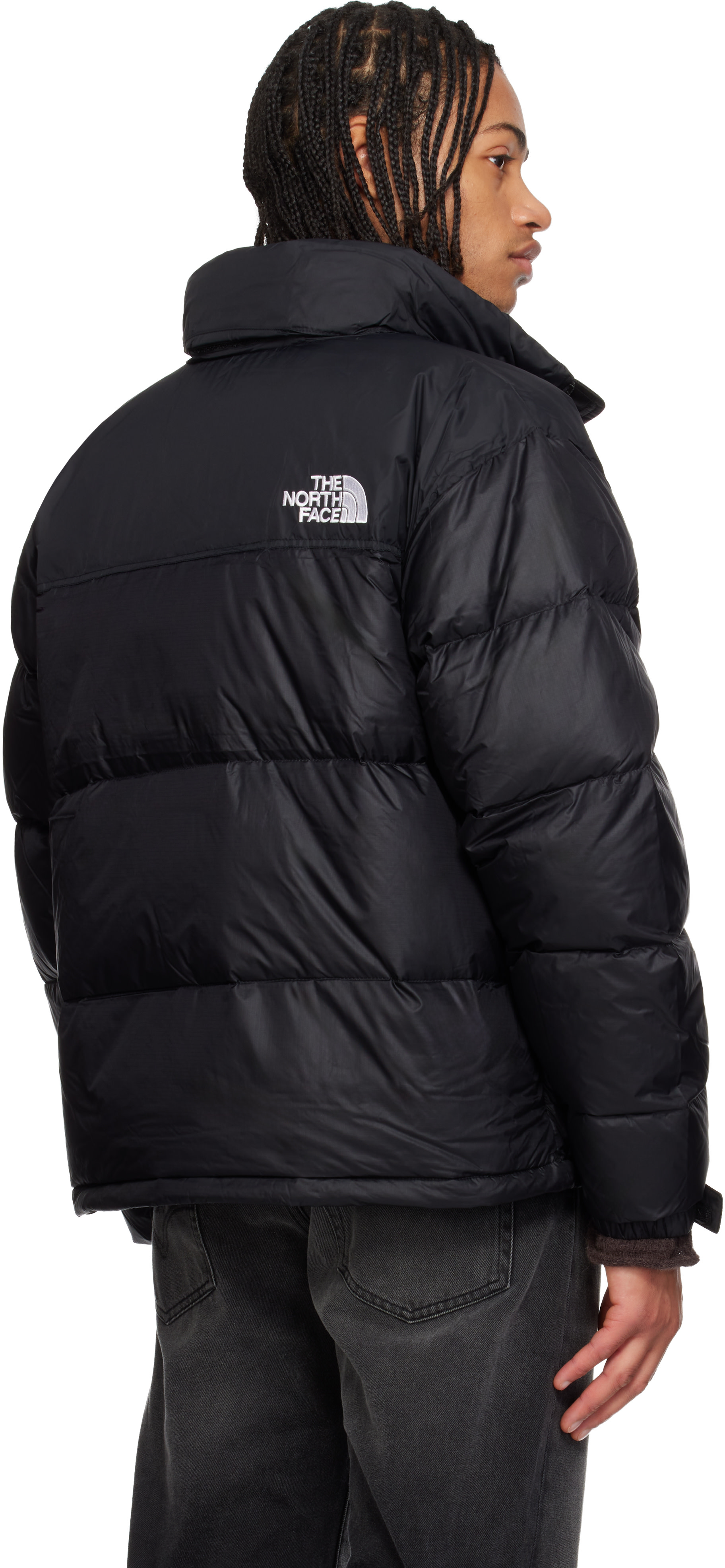 The North Face: Black 1996 Retro Nuptse Down Jacket | SSENSE