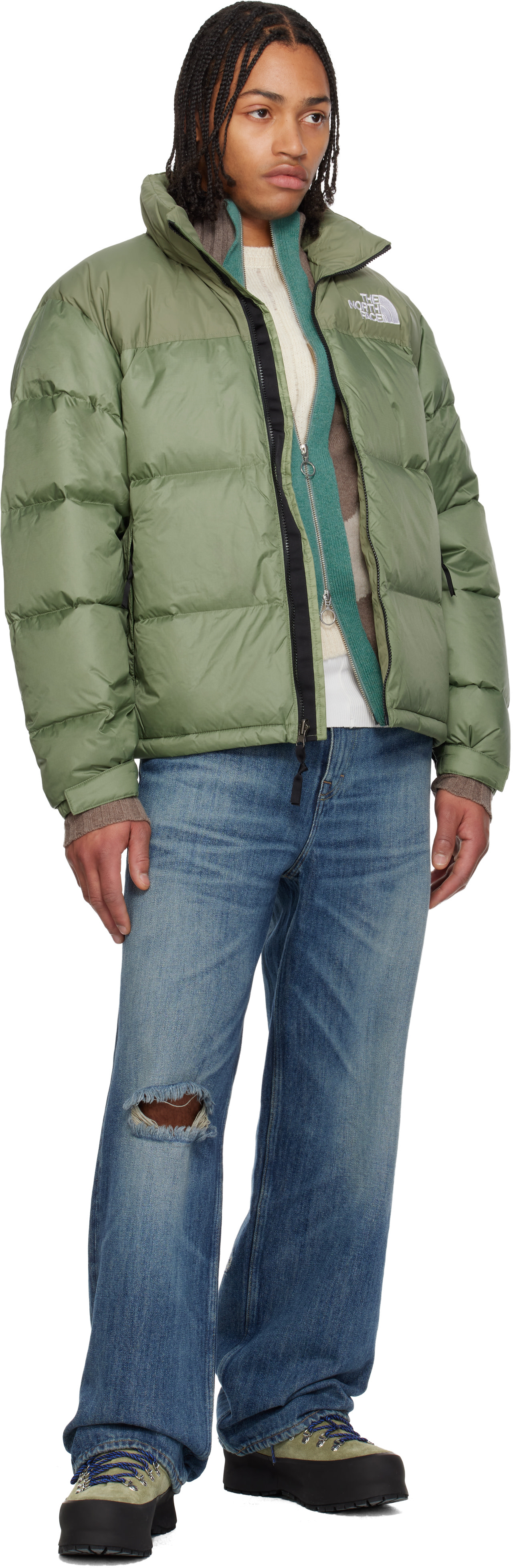 The North Face: グリーン 1996 レトロ ヌプシ ダウンジャケット