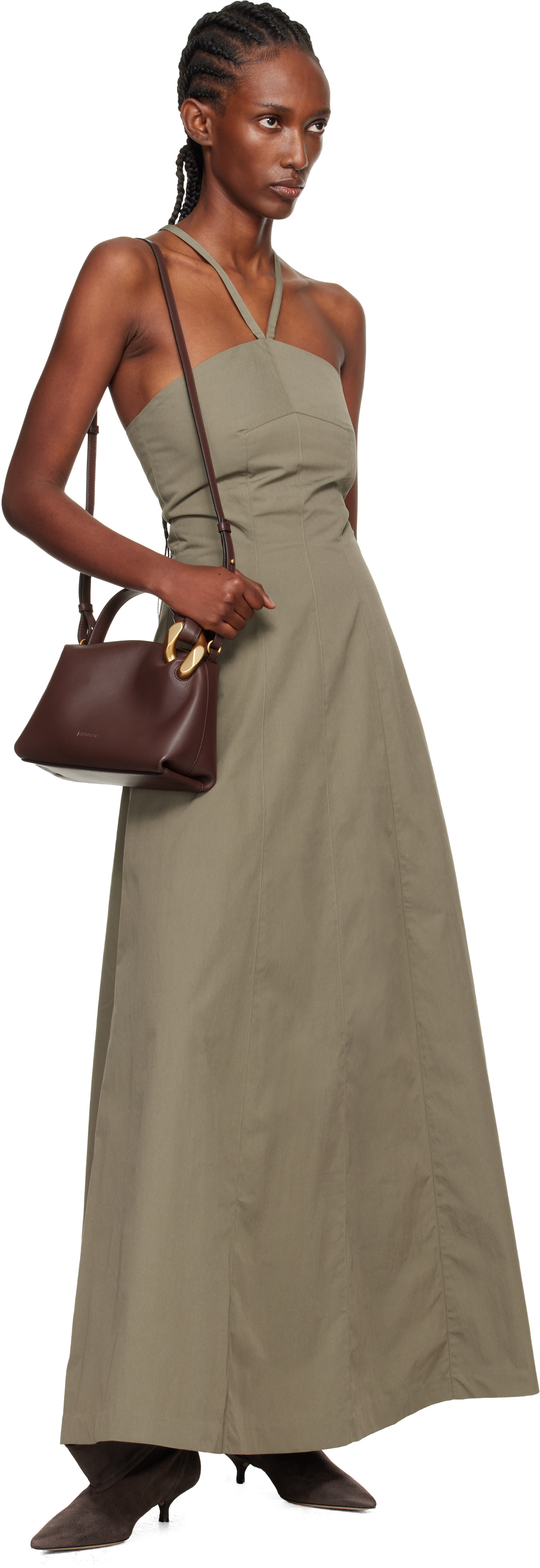 OUR LEGACY: Khaki Poise Maxi Dress | SSENSE Netherlands OUR LEGACY: Khaki Poise Maxi Dress | SSENSE Netherlands