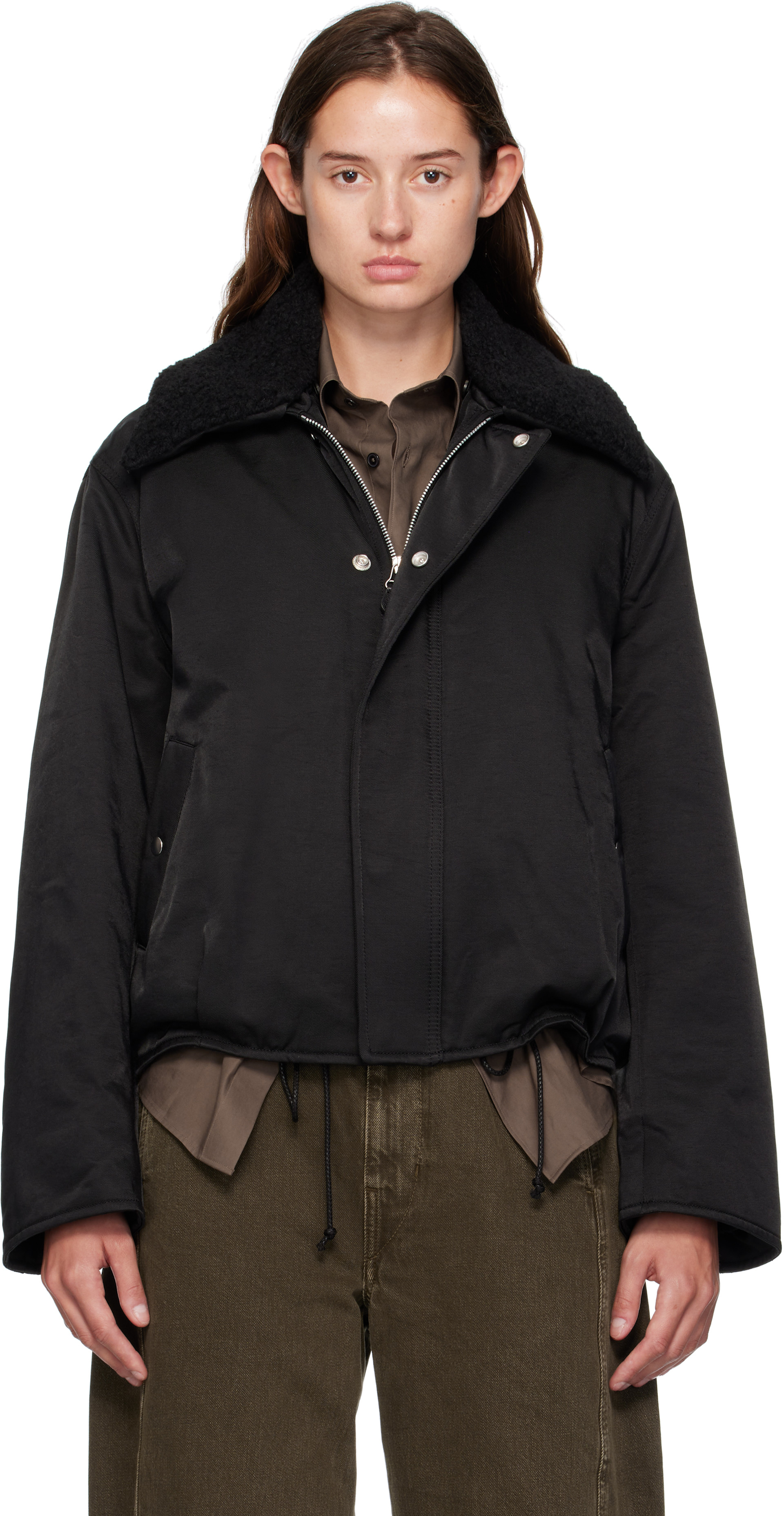 OUR LEGACY: Black Ace Bomber Jacket | SSENSE Denmark