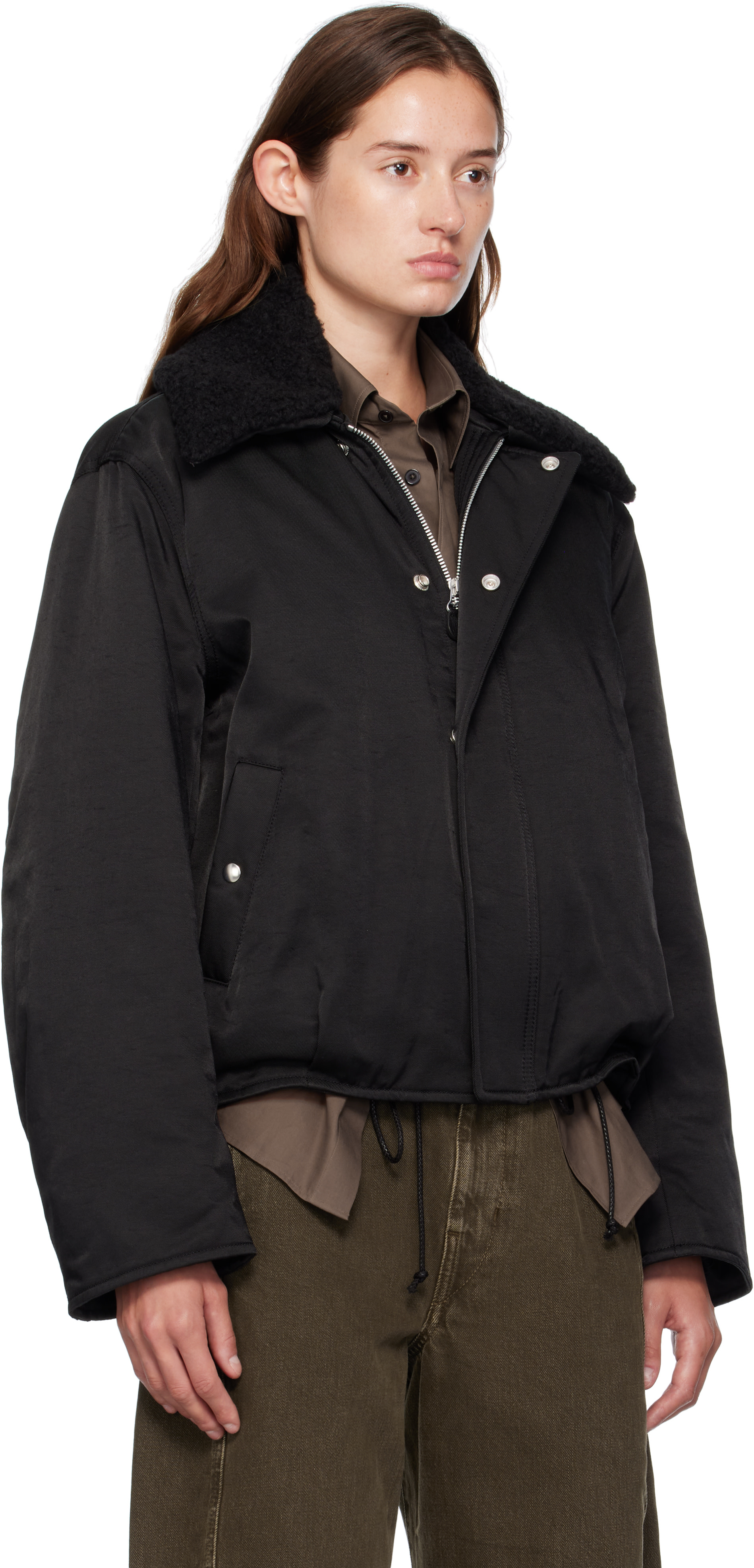 OUR LEGACY: Black Ace Bomber Jacket | SSENSE Spain