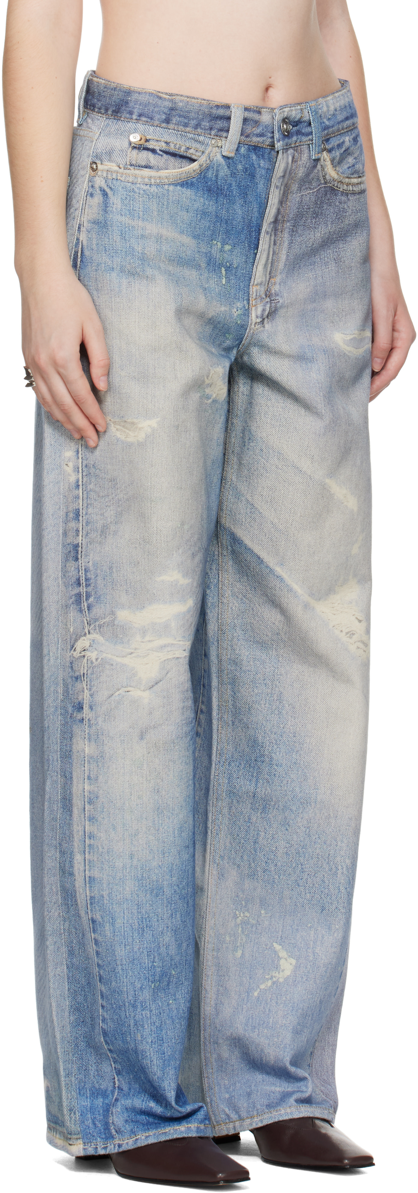 OUR LEGACY - Jean Full Cut bleu