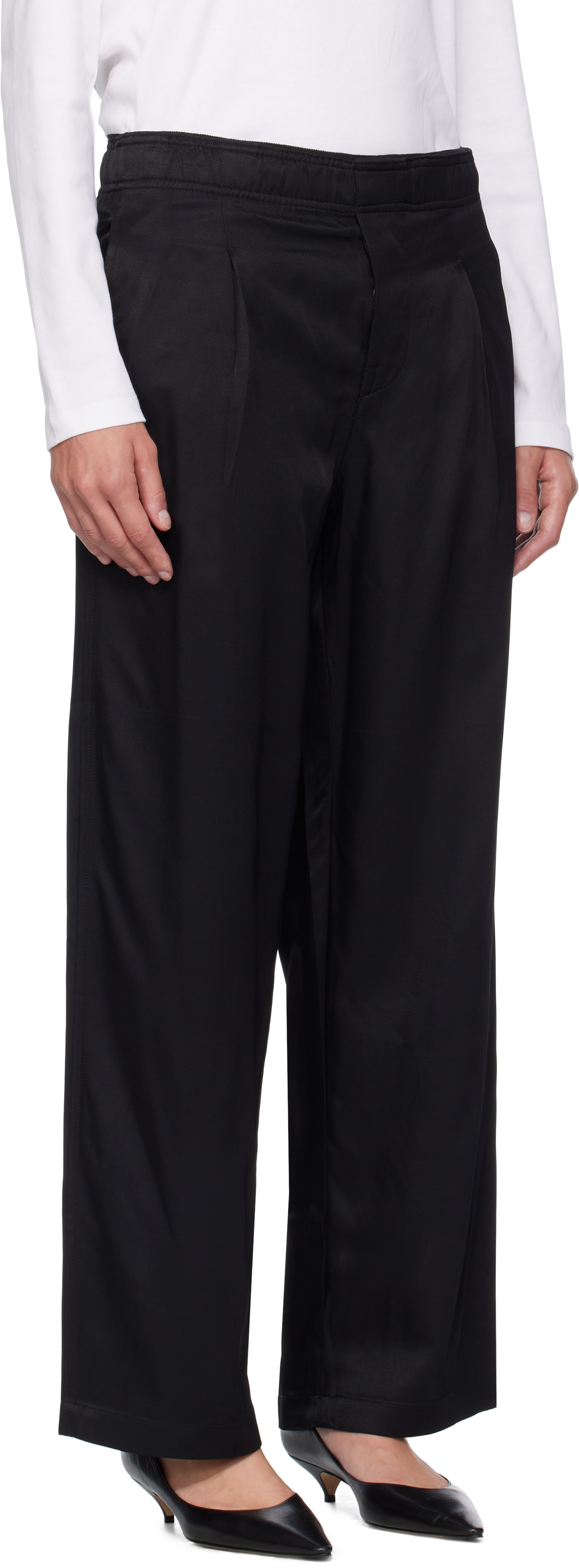 OUR LEGACY - Pantalon Robe noir