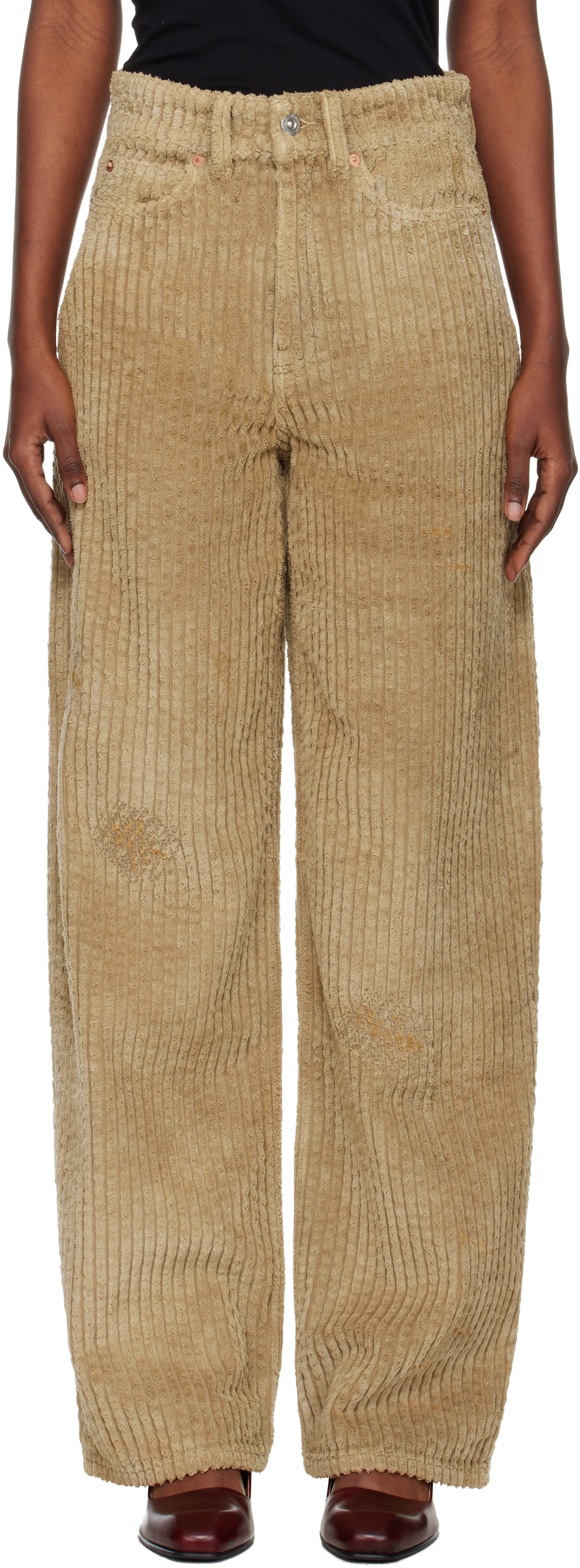 OUR LEGACY: Beige Full Cut Trousers | SSENSE