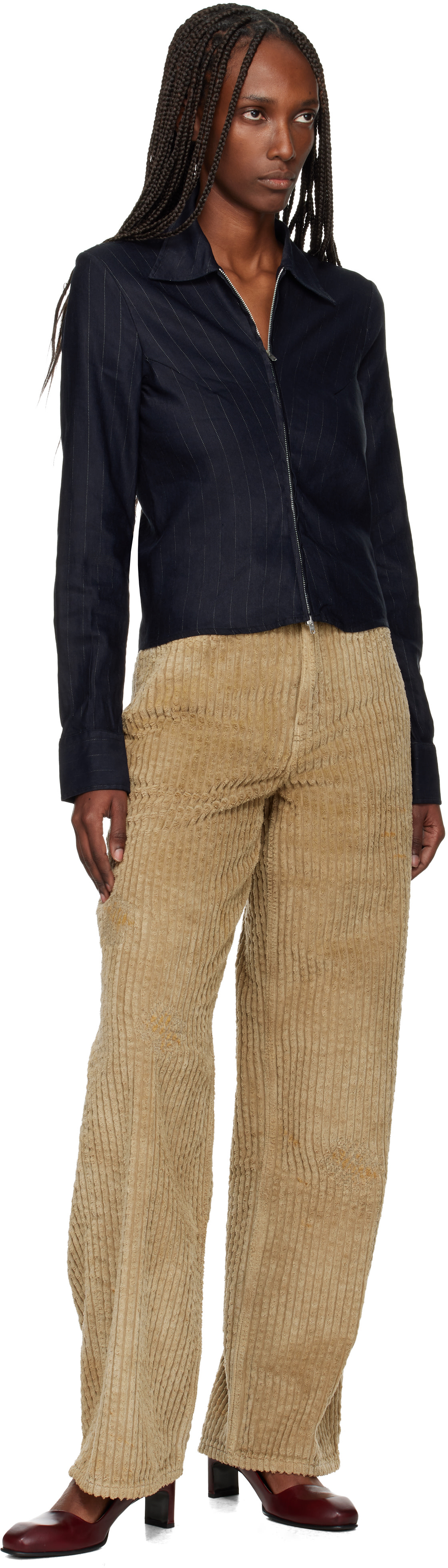 OUR LEGACY: Beige Full Cut Trousers | SSENSE
