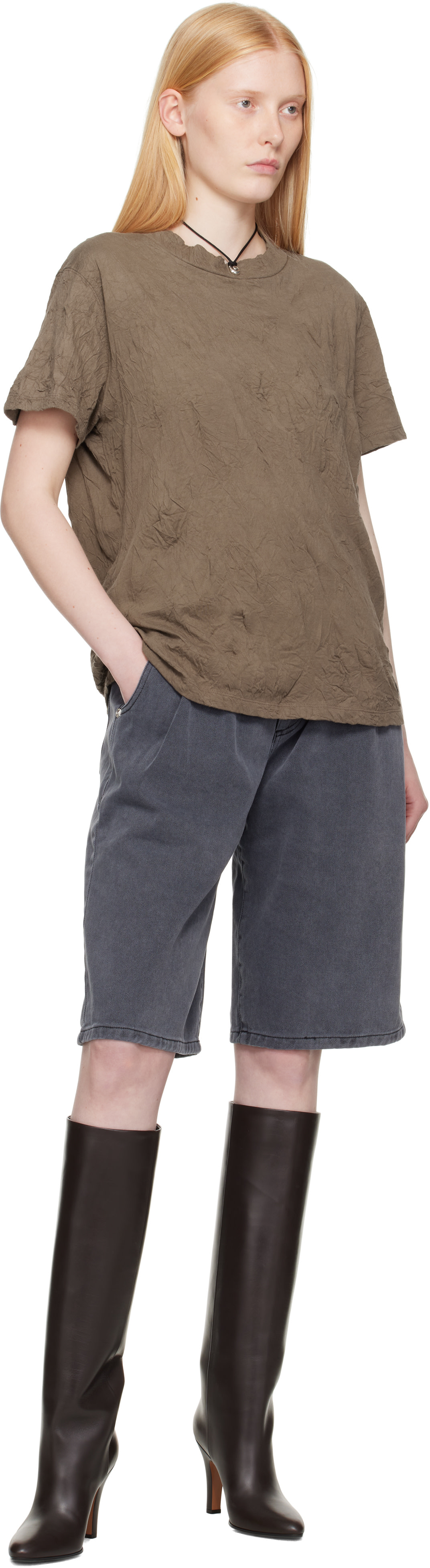 OUR LEGACY: Khaki Bliss T-shirt | SSENSE