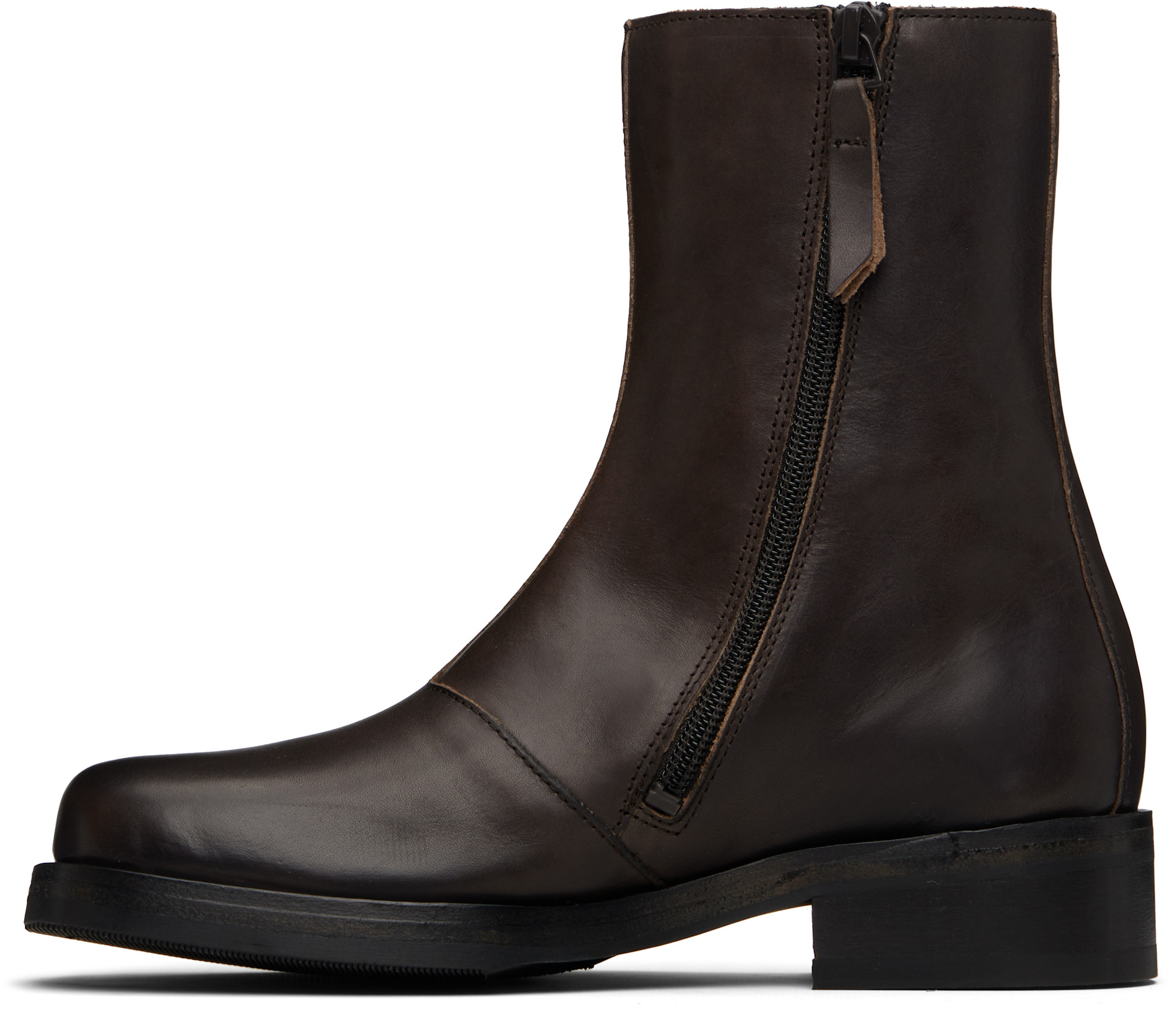OUR LEGACY: Brown Camion Boots | SSENSE