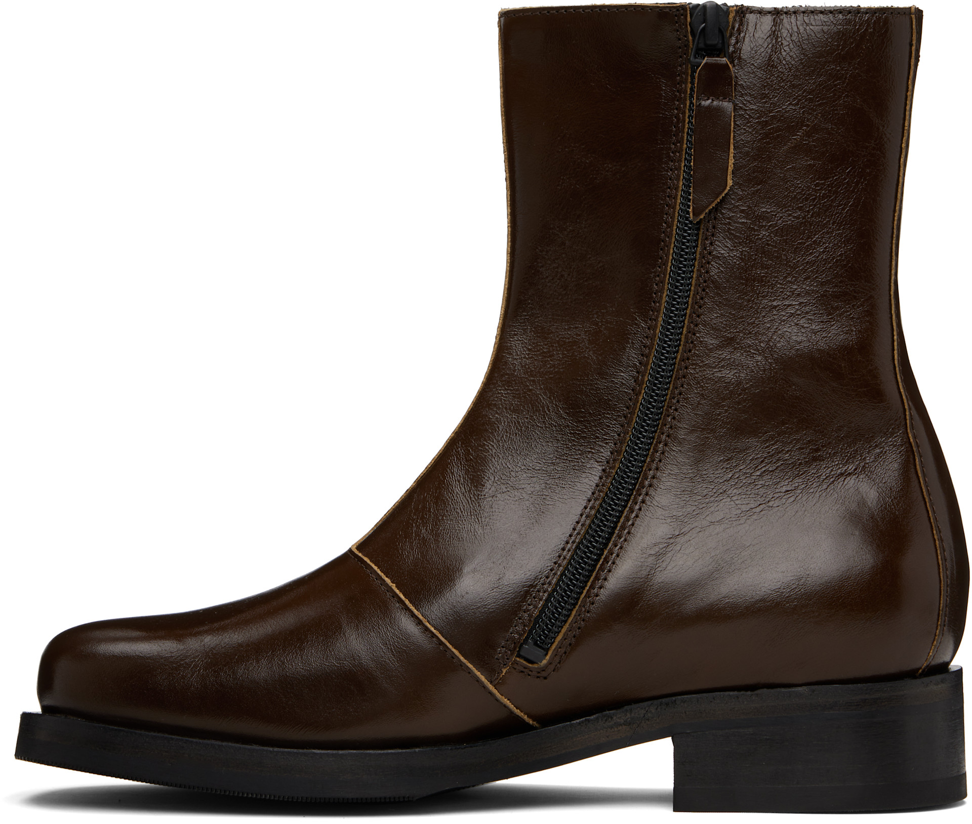 OUR LEGACY: Brown Camion Boots | SSENSE