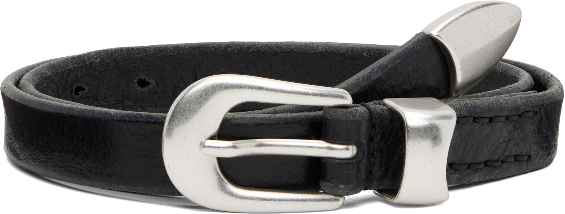 OUR LEGACY: Black 2 CM Belt | SSENSE OUR LEGACY: Black 2 CM Belt | SSENSE