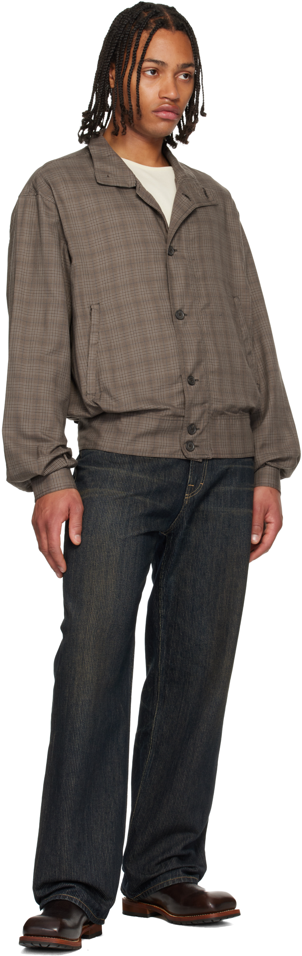 OUR LEGACY 25AW MOCK BOMBER ジャケット 46 Our Legacy - Mock Bomber Draping Black Lyocell