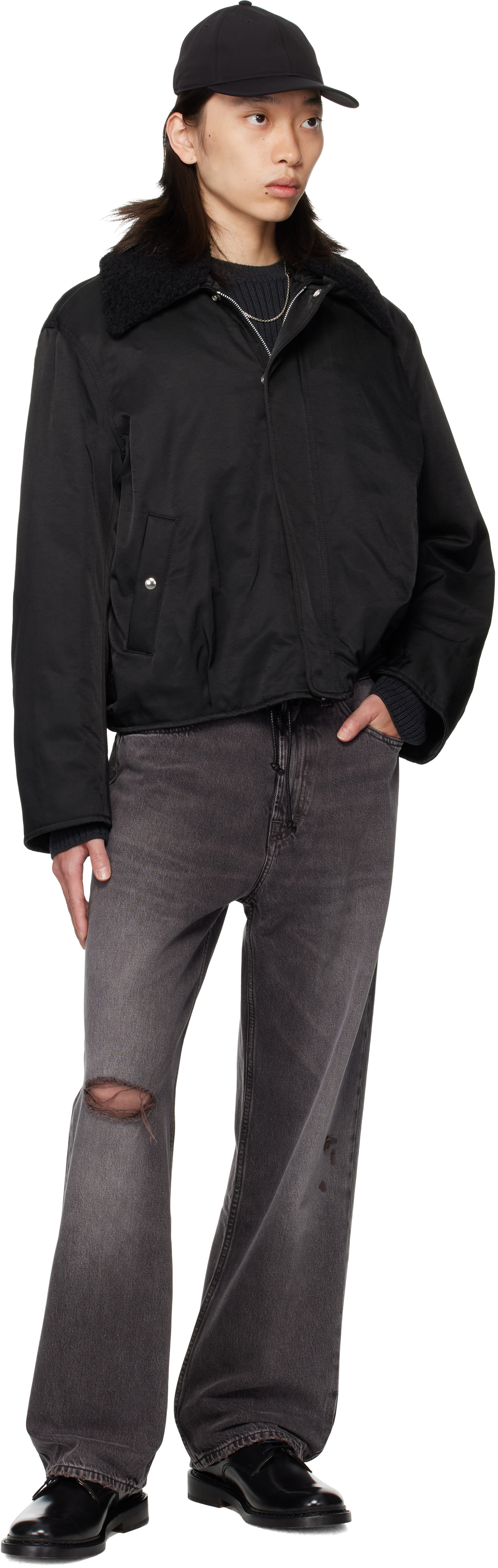 ジャケット・アウター OUR LEGACY ACE JACKET BLACK 50 OUR LEGACY Ace Jacket | Black | FARFETCH