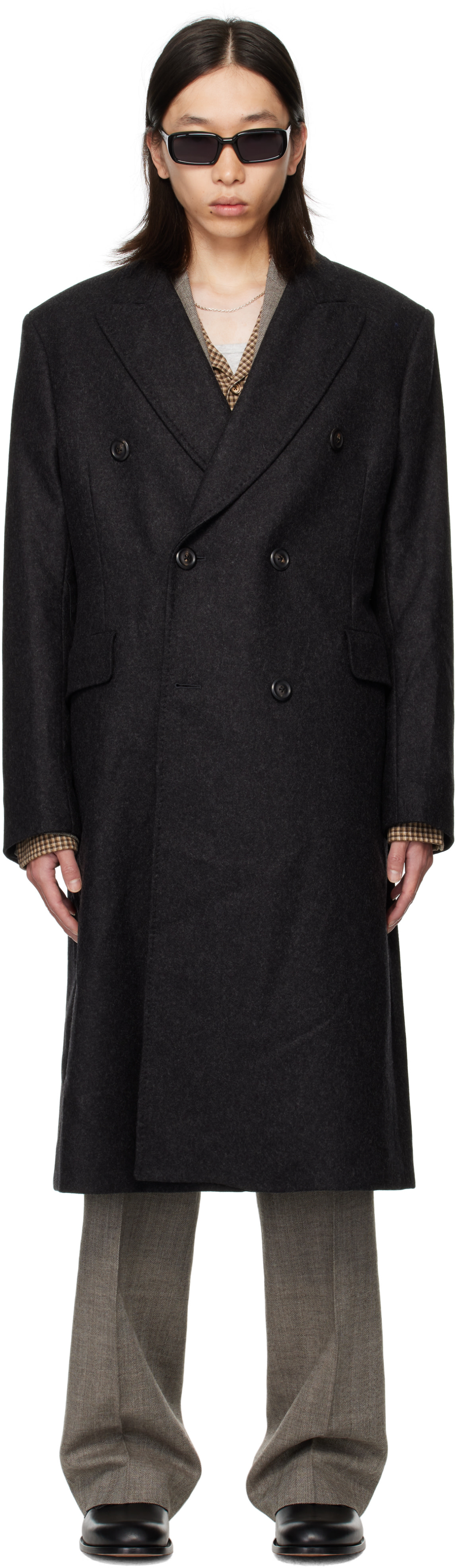 ※限定値下【大人気・格安】OUR LEGACY Whale coat gray OUR LEGACY: Gray Whale Coat | SSENSE
