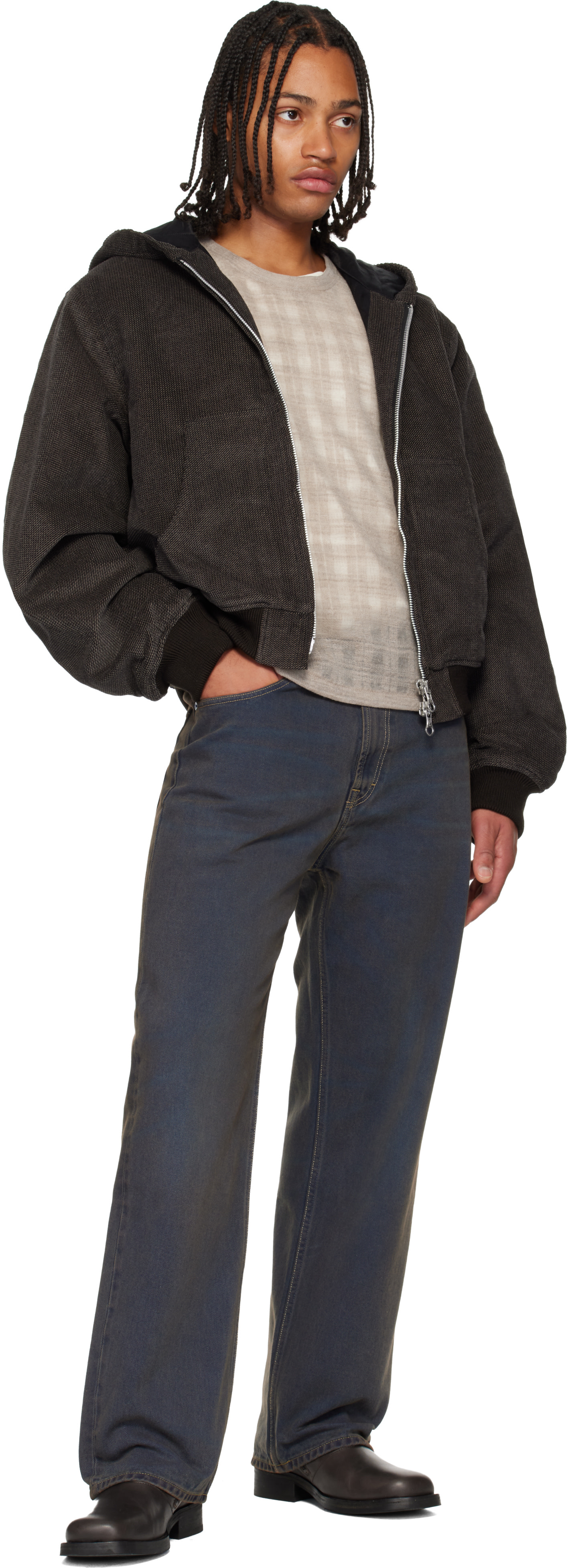 OUR LEGACY: Brown Bank Jacket | SSENSE Canada