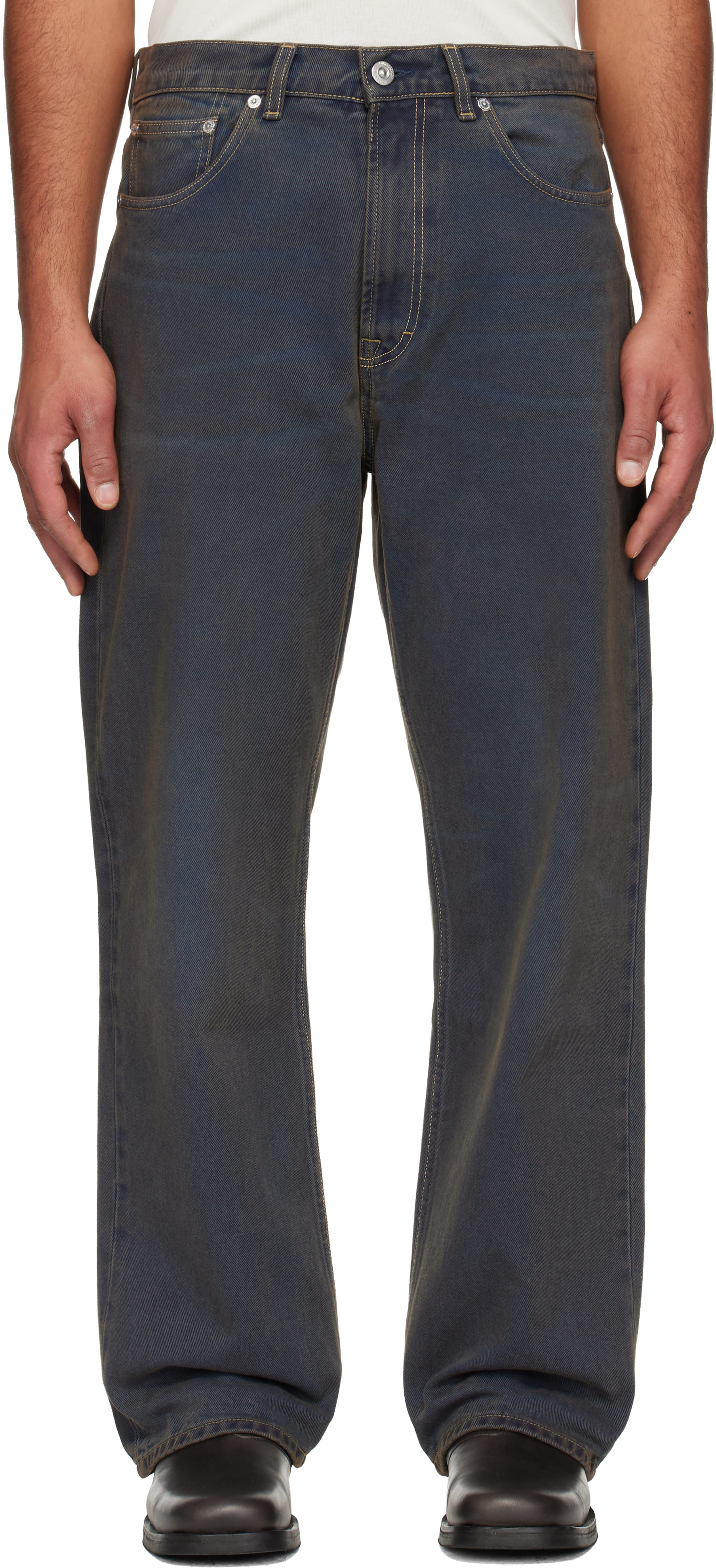 OUR LEGACY: Blue Third Cut Jeans | SSENSE