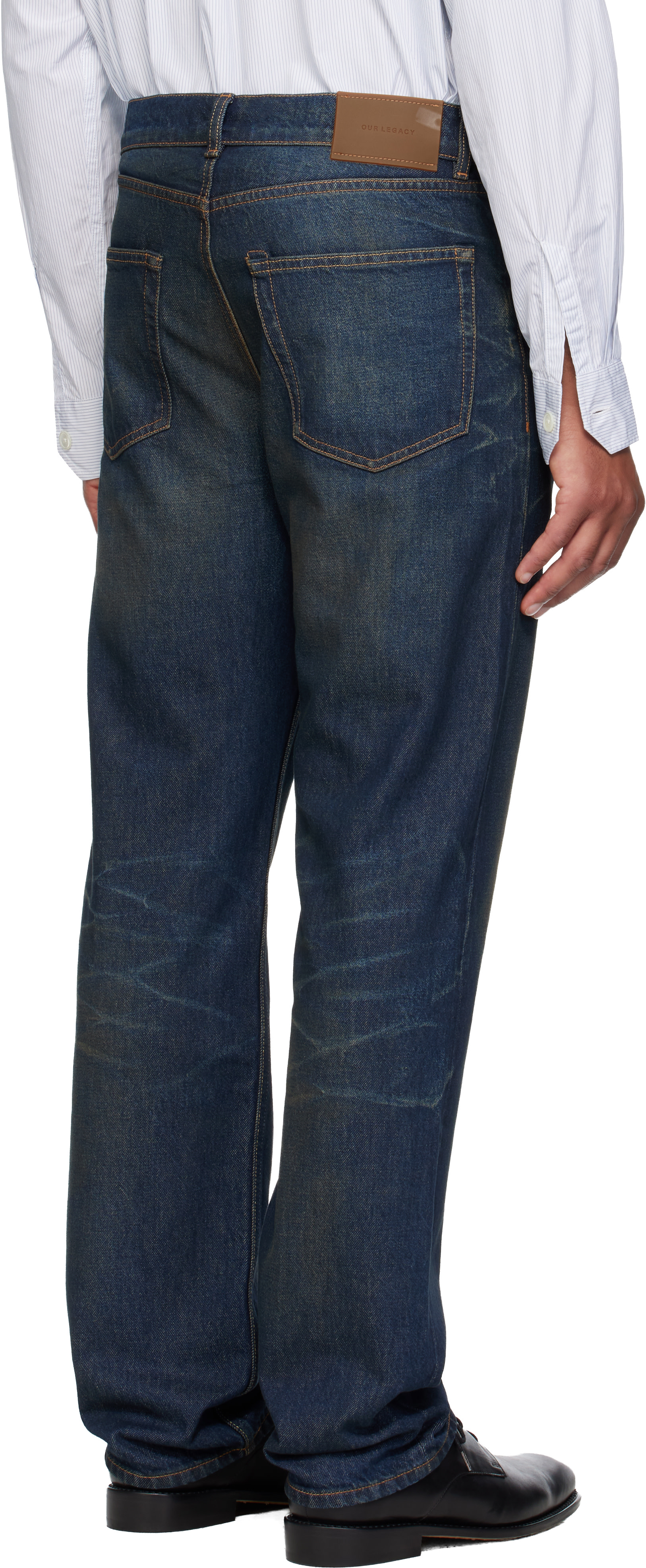 OUR LEGACY: Indigo First Cut Jeans | SSENSE