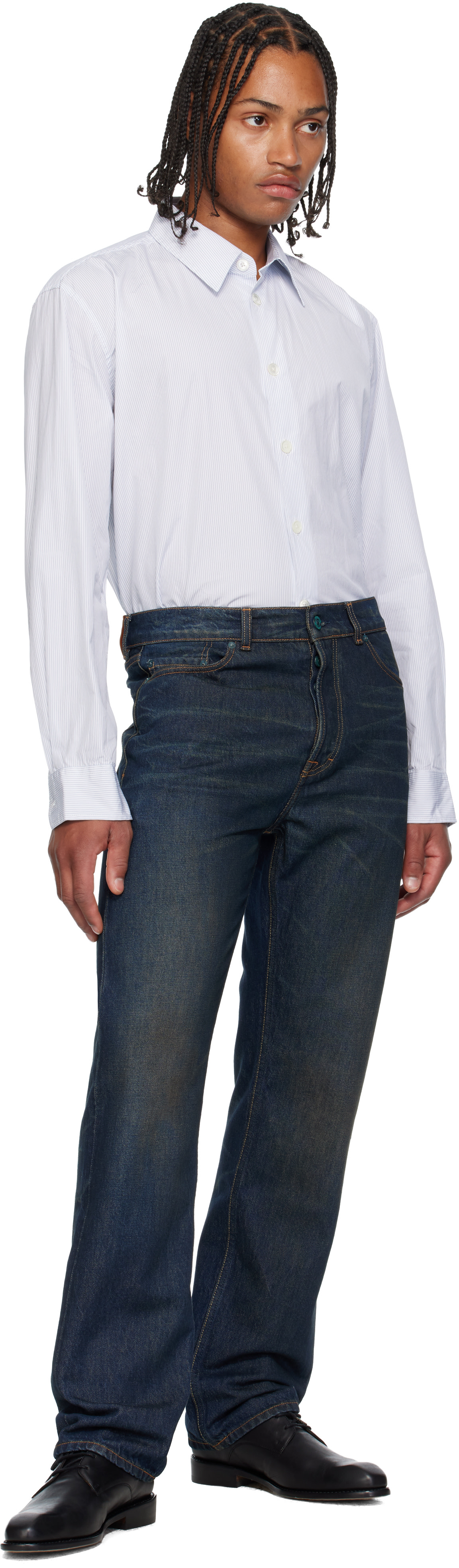 OUR LEGACY: Indigo First Cut Jeans | SSENSE