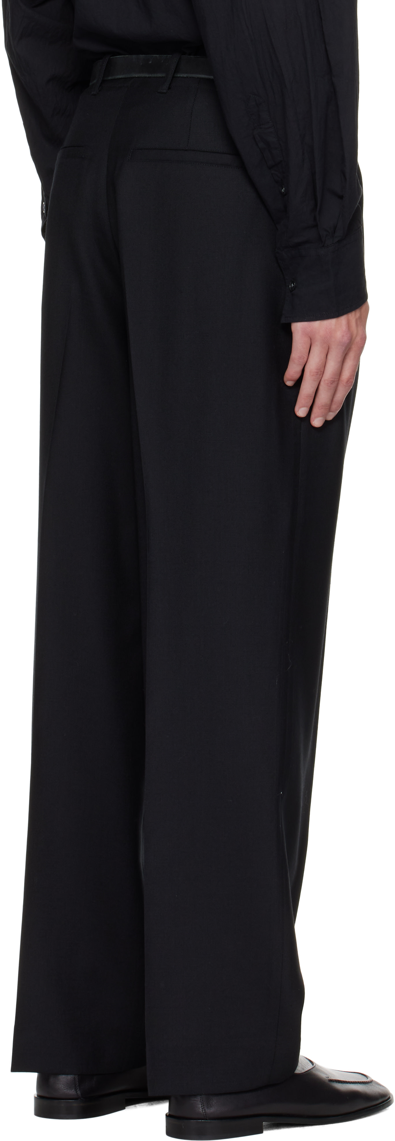 OUR LEGACY: Black Borrowed Chino Trousers | SSENSE