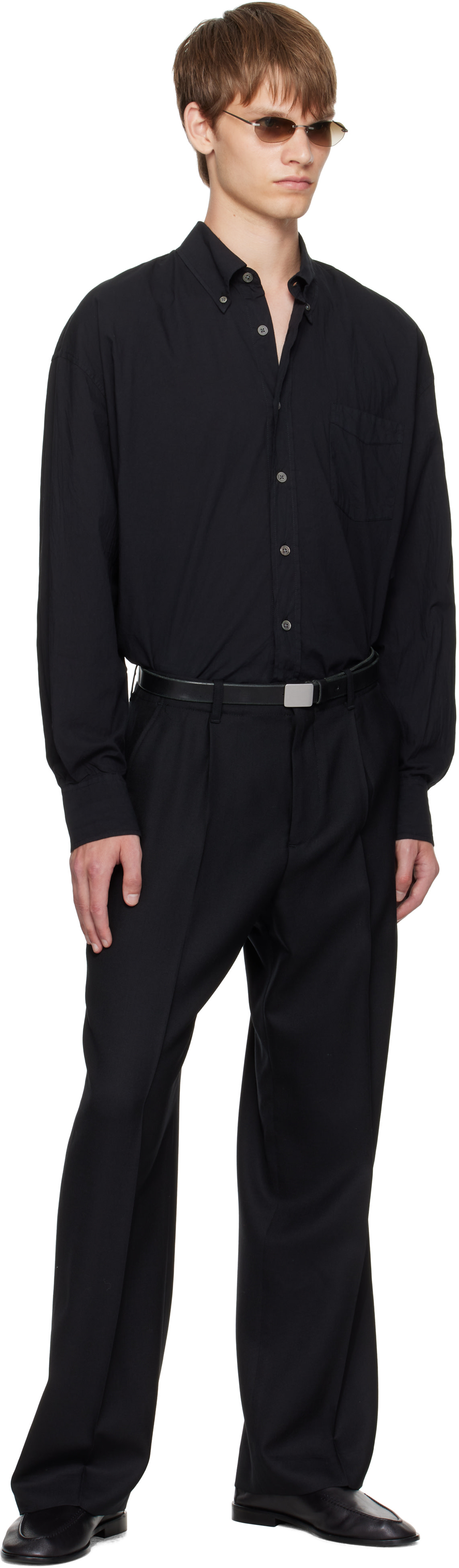 OUR LEGACY: Black Borrowed Chino Trousers | SSENSE