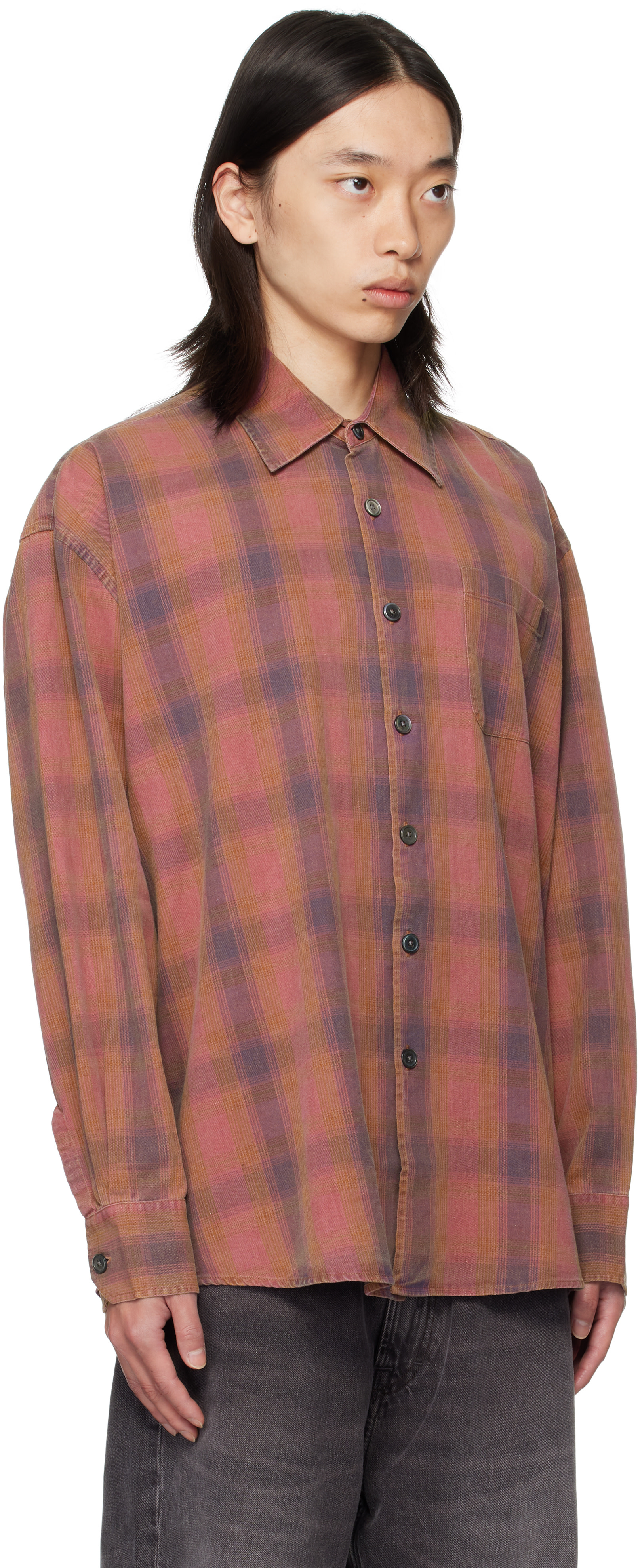 OUR LEGACY: Pink Borrowed Shirt | SSENSE