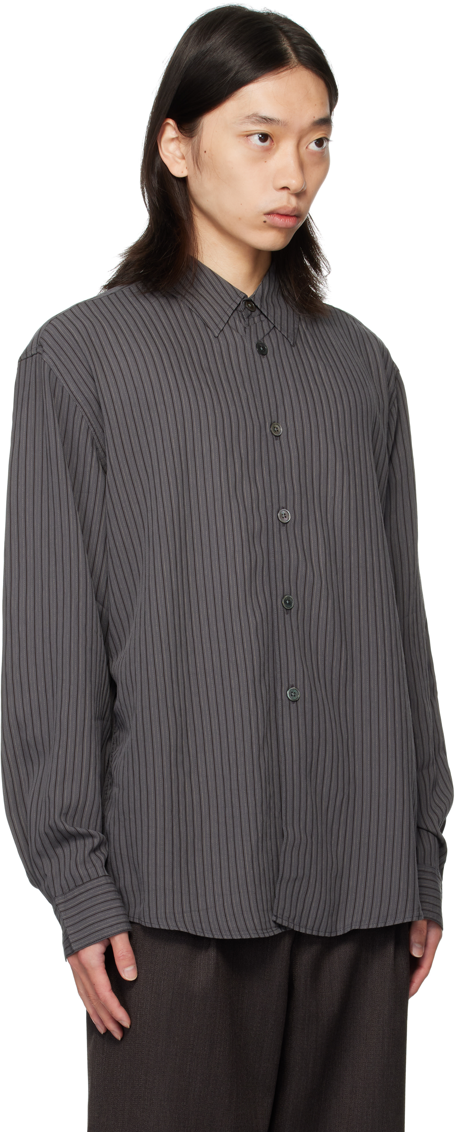 OUR LEGACY: Gray Beyond Shirt | SSENSE United Kingdom
