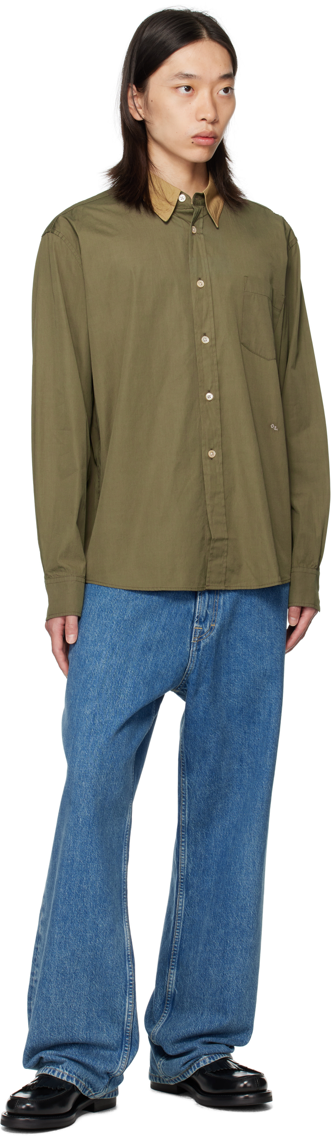 トップス OUR LEGACY beyond bd shirt OUR LEGACY: Khaki Beyond BD Shirt | SSENSE Canada
