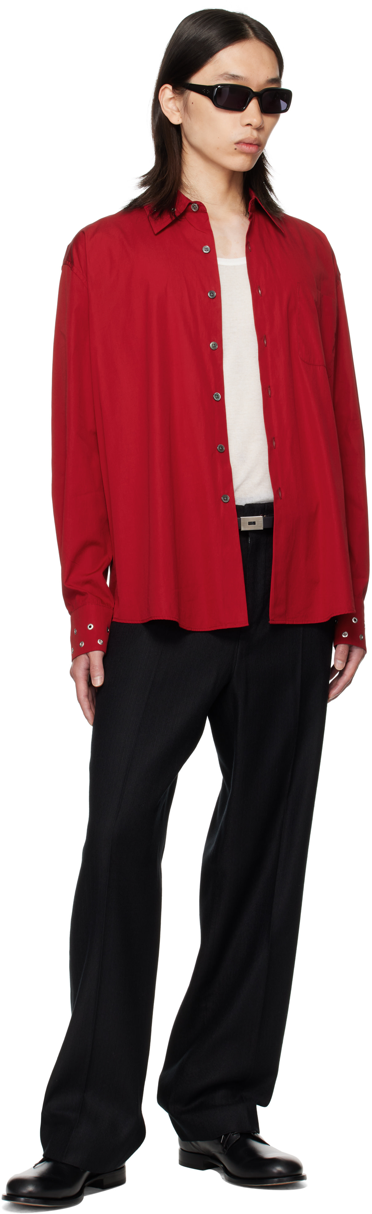 OUR LEGACY: Red Above Shirt | SSENSE
