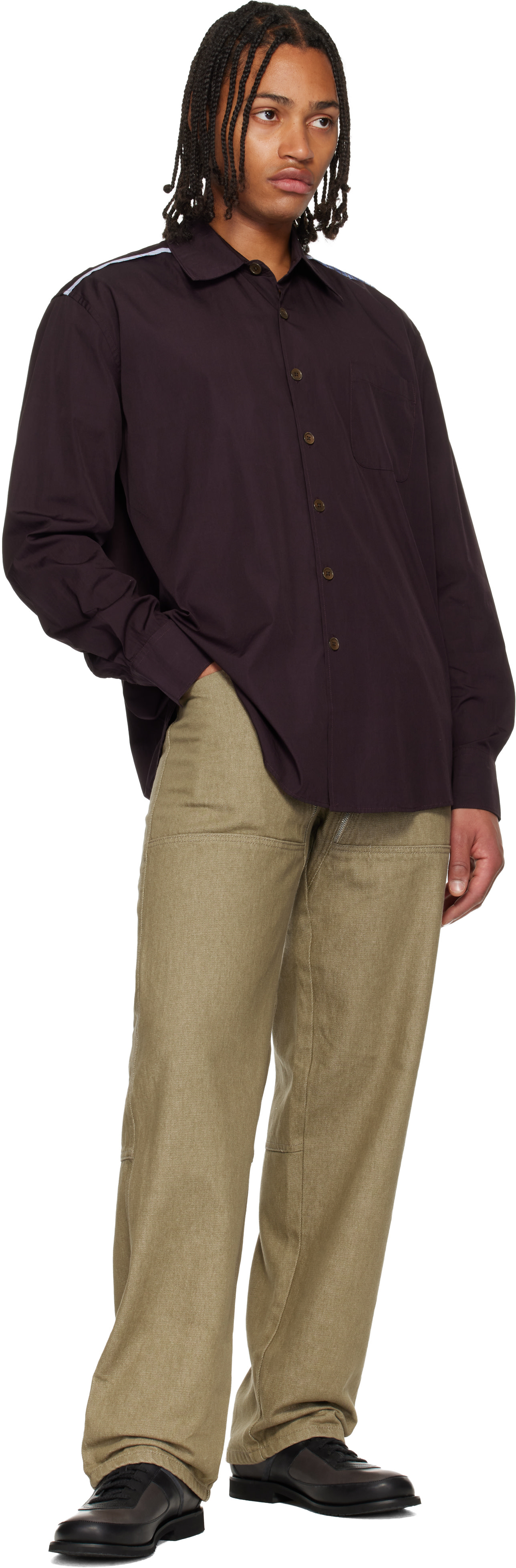 burgundy dress shirt black pants brown shoes OUR LEGACY: Above Step 1. Choose color *:Pink Regular fit collection:sweater-shop backless dress sequin MAXI