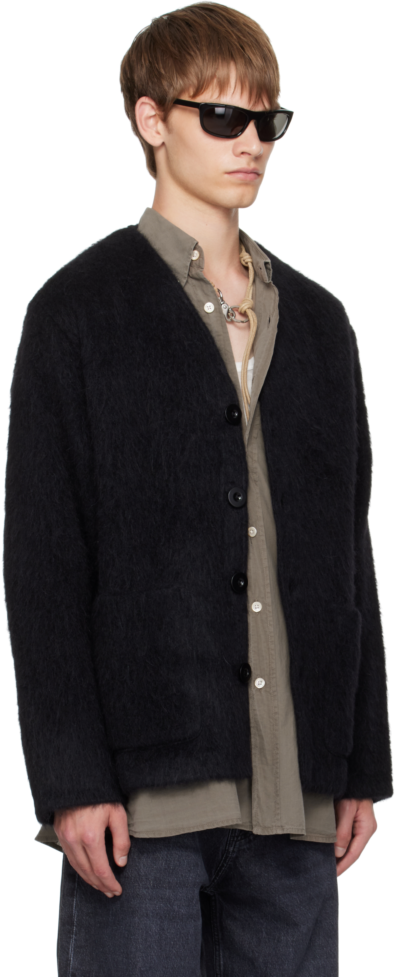 OUR LEGACY: Black Wool Cardigan | SSENSE